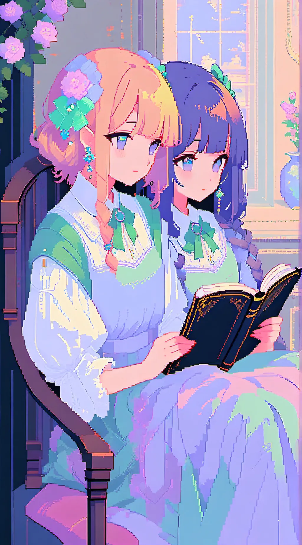 ai character: twins background