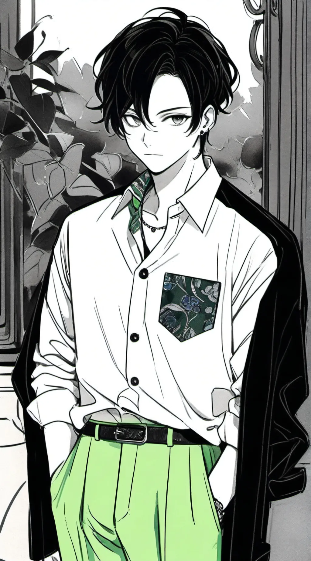 ai character: 🅻︎🆄︎🅲︎🅰︎🆂︎ background