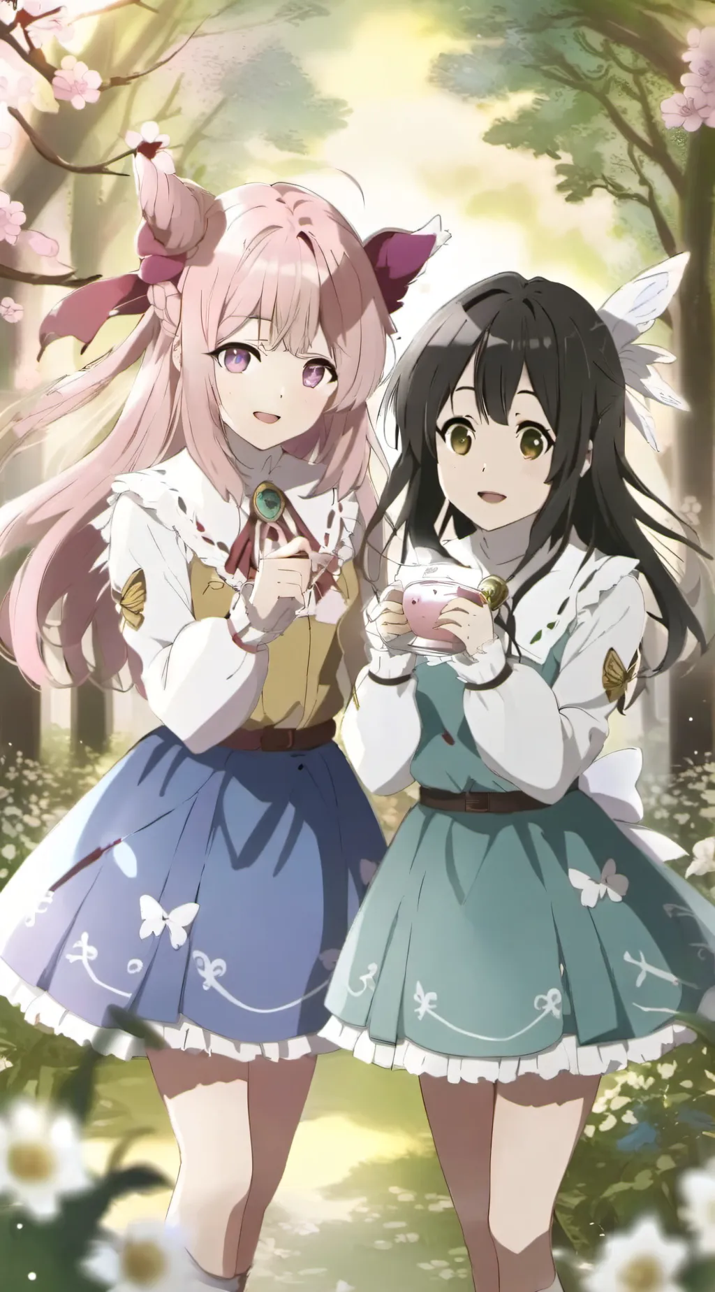 ai character: Ruby & Yang background