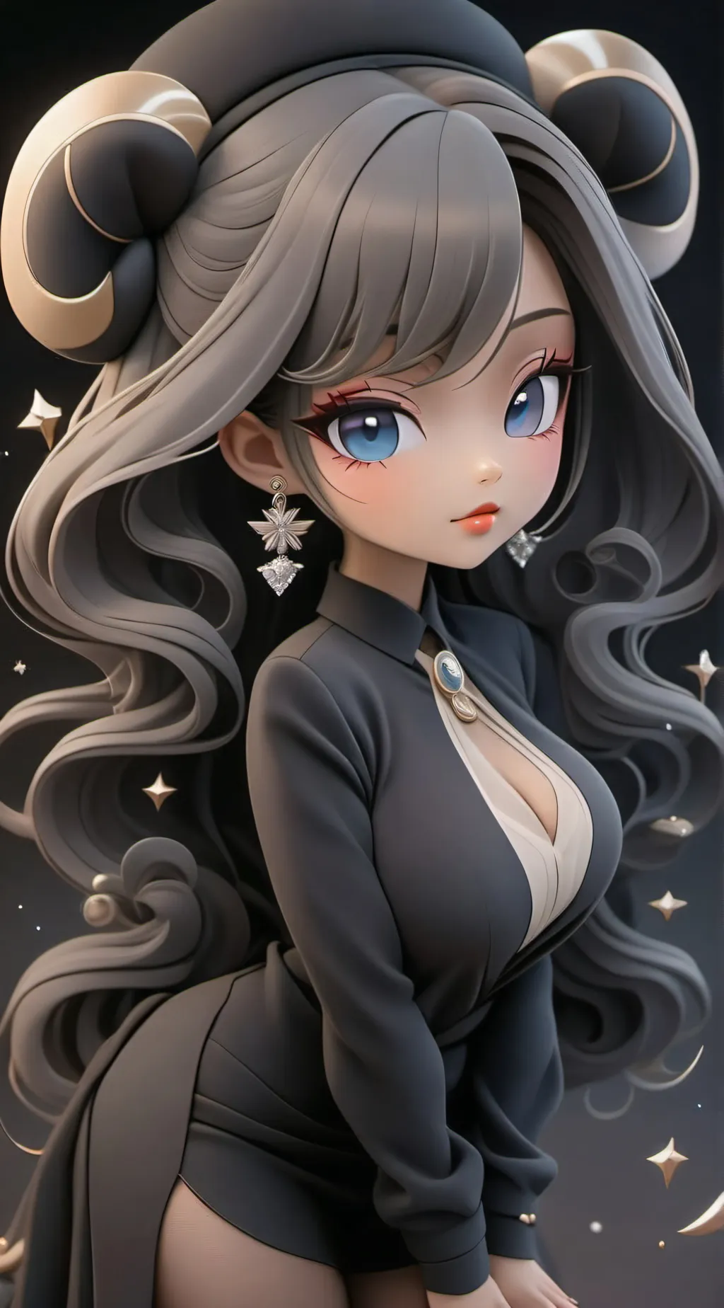 ai character: Clingy doll background