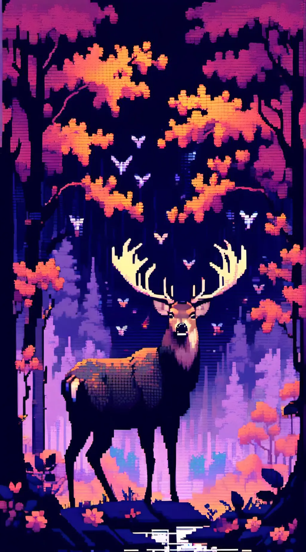 ai character: Deer Alastor?? background