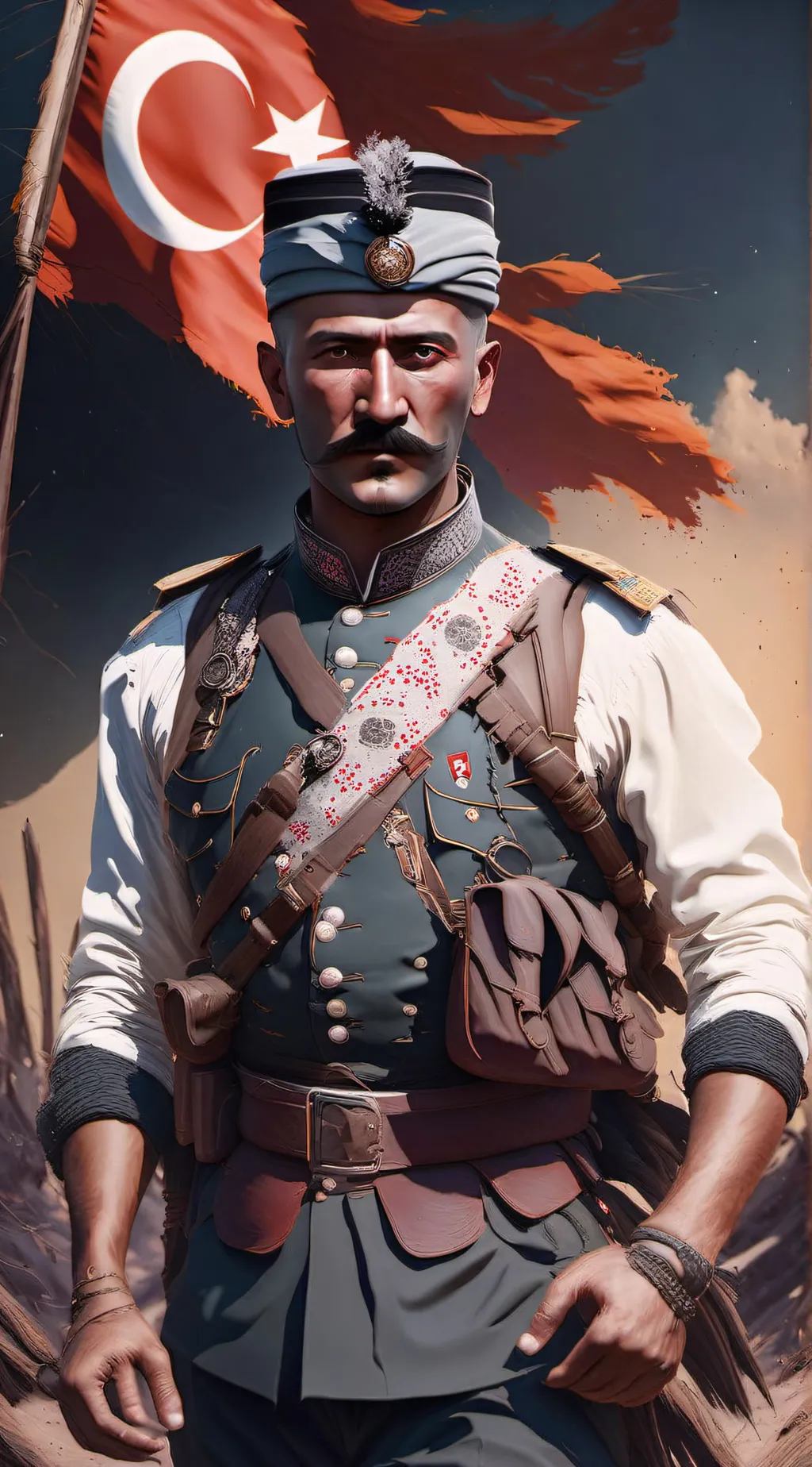 ai character: General Kemal background