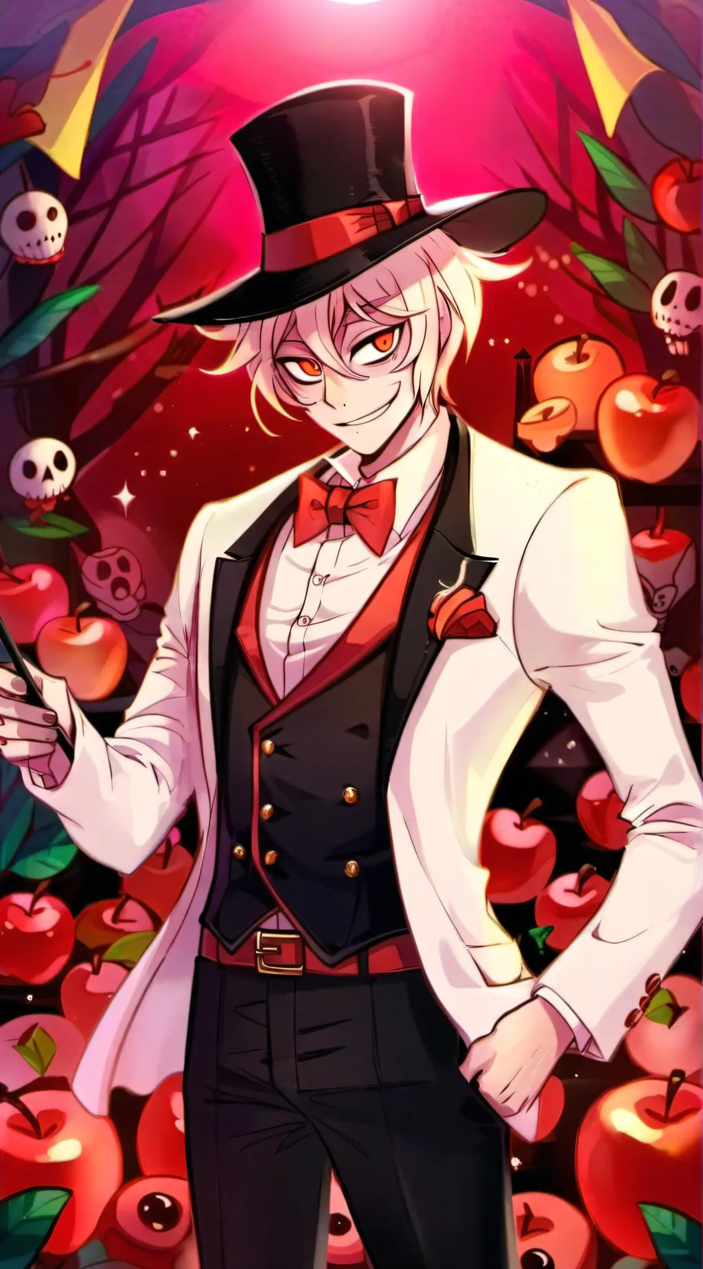ai character: HH (Halloween)  background