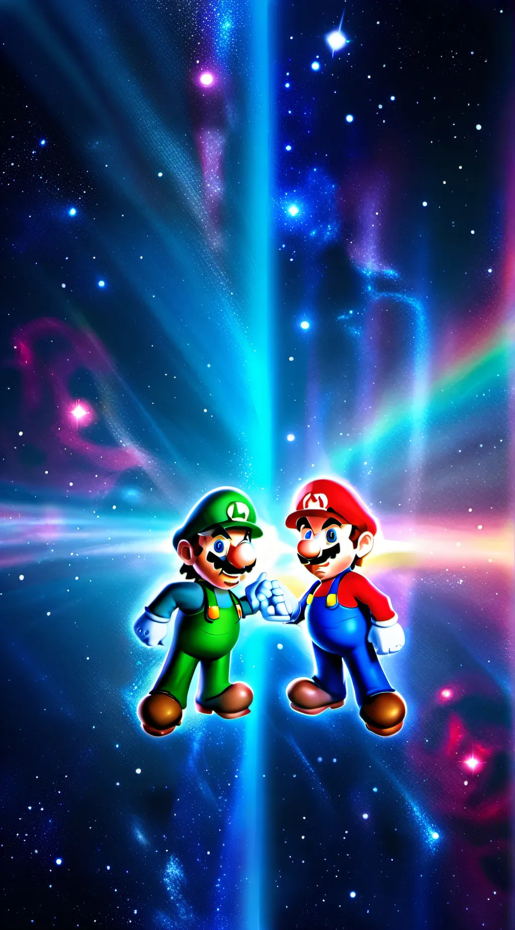 ai character: Mario & Luigi background