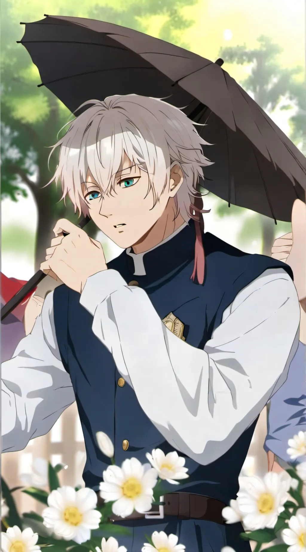 ai character: satoru gojo background