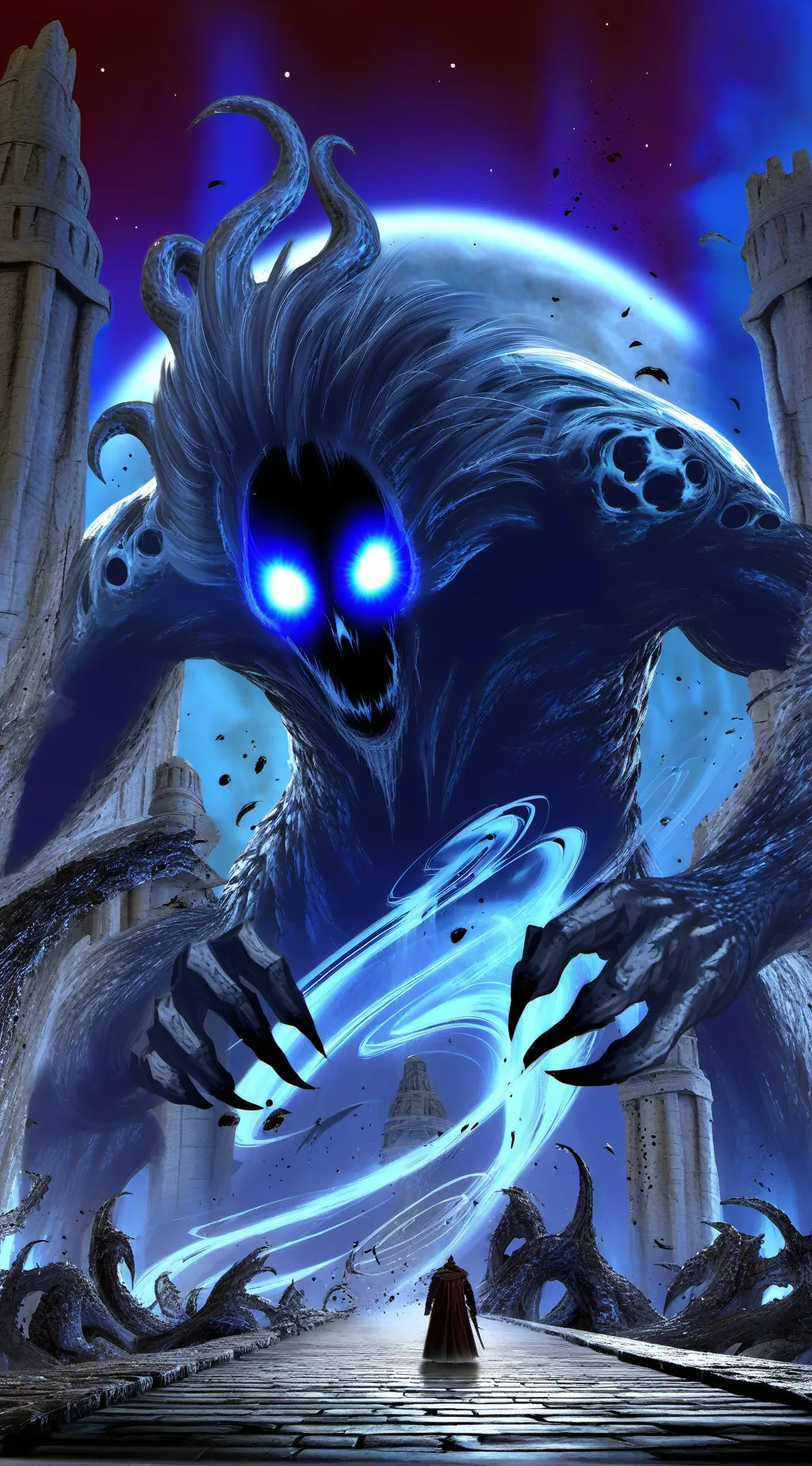 ai character: black-hole god background