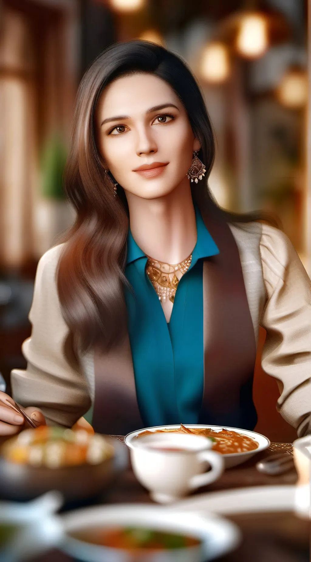 ai character: mom background