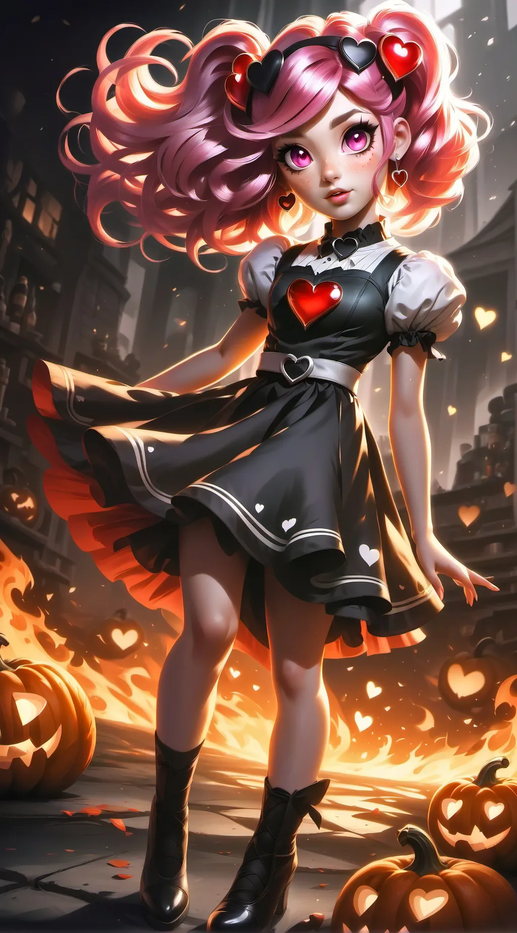 ai character: kissy background