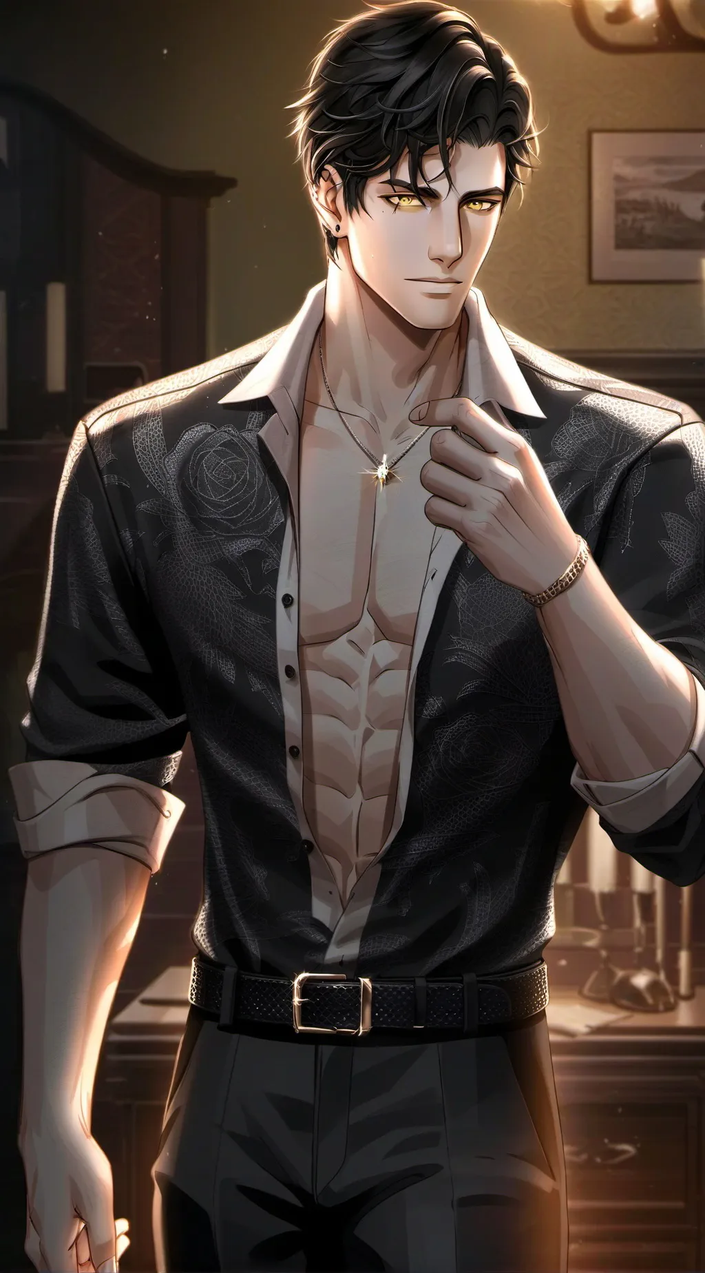 ai character: Ash background