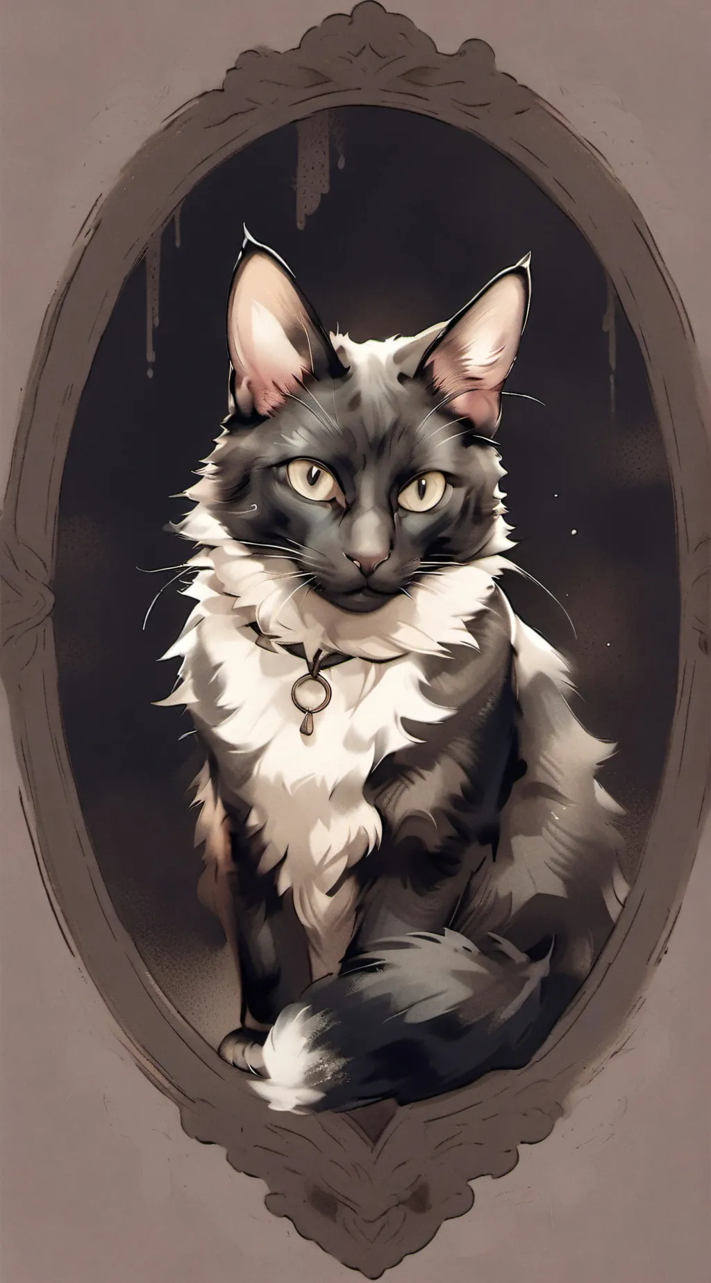 ai character: Cat Kalzifa  background