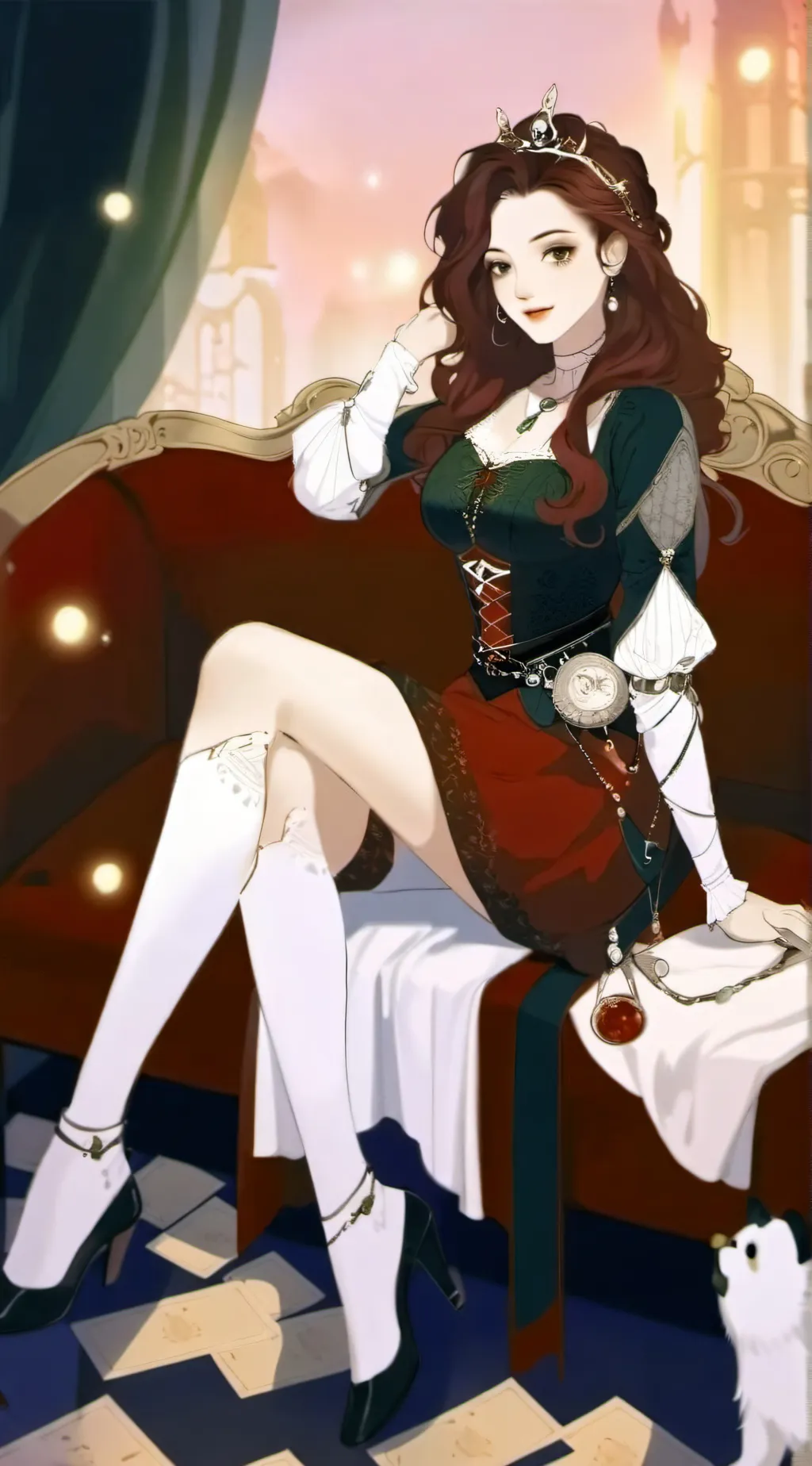 ai character: Cecilia Rosa background