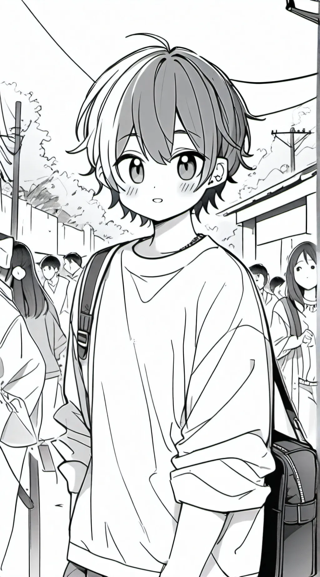ai character: devil boy background