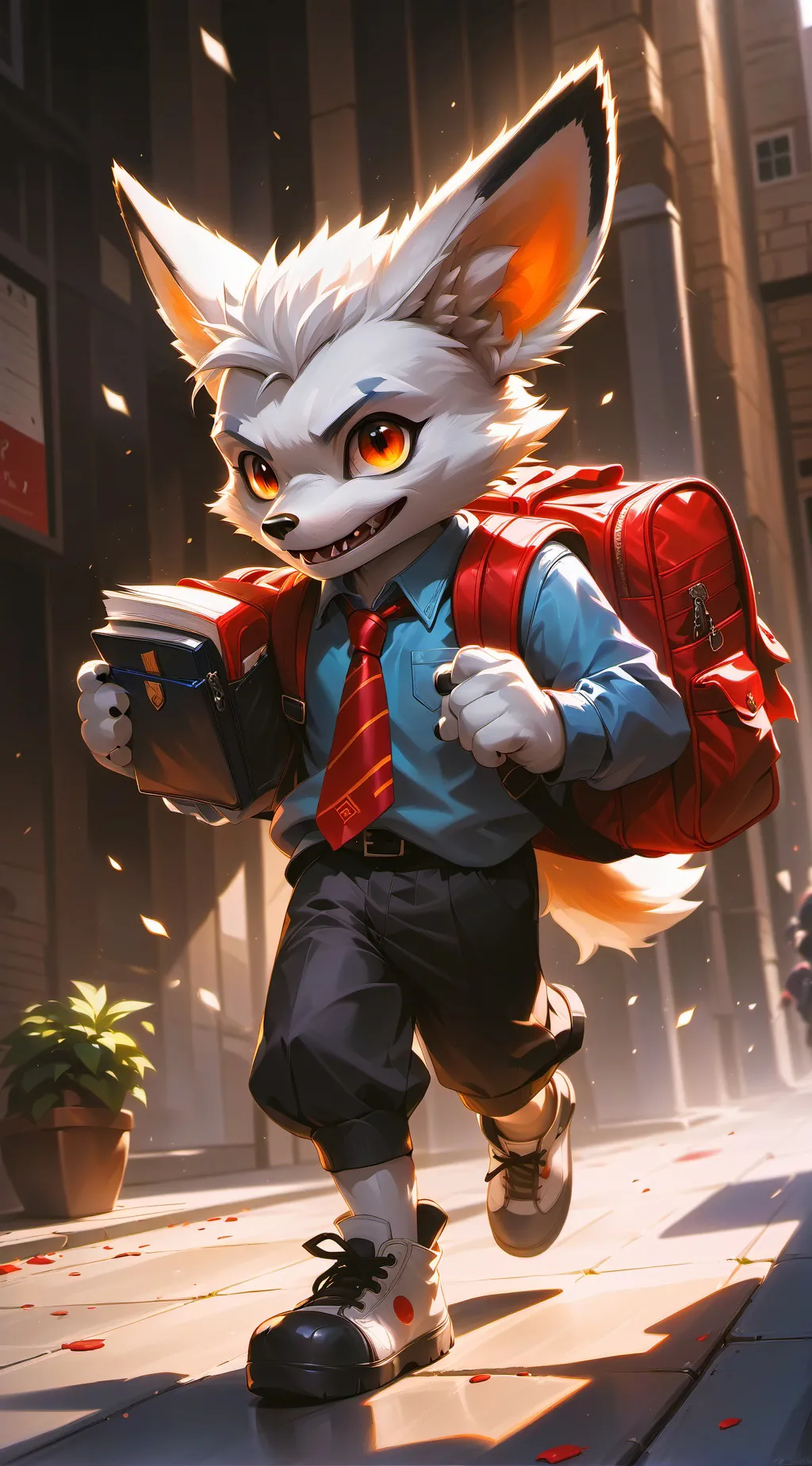 ai character: Gay school background
