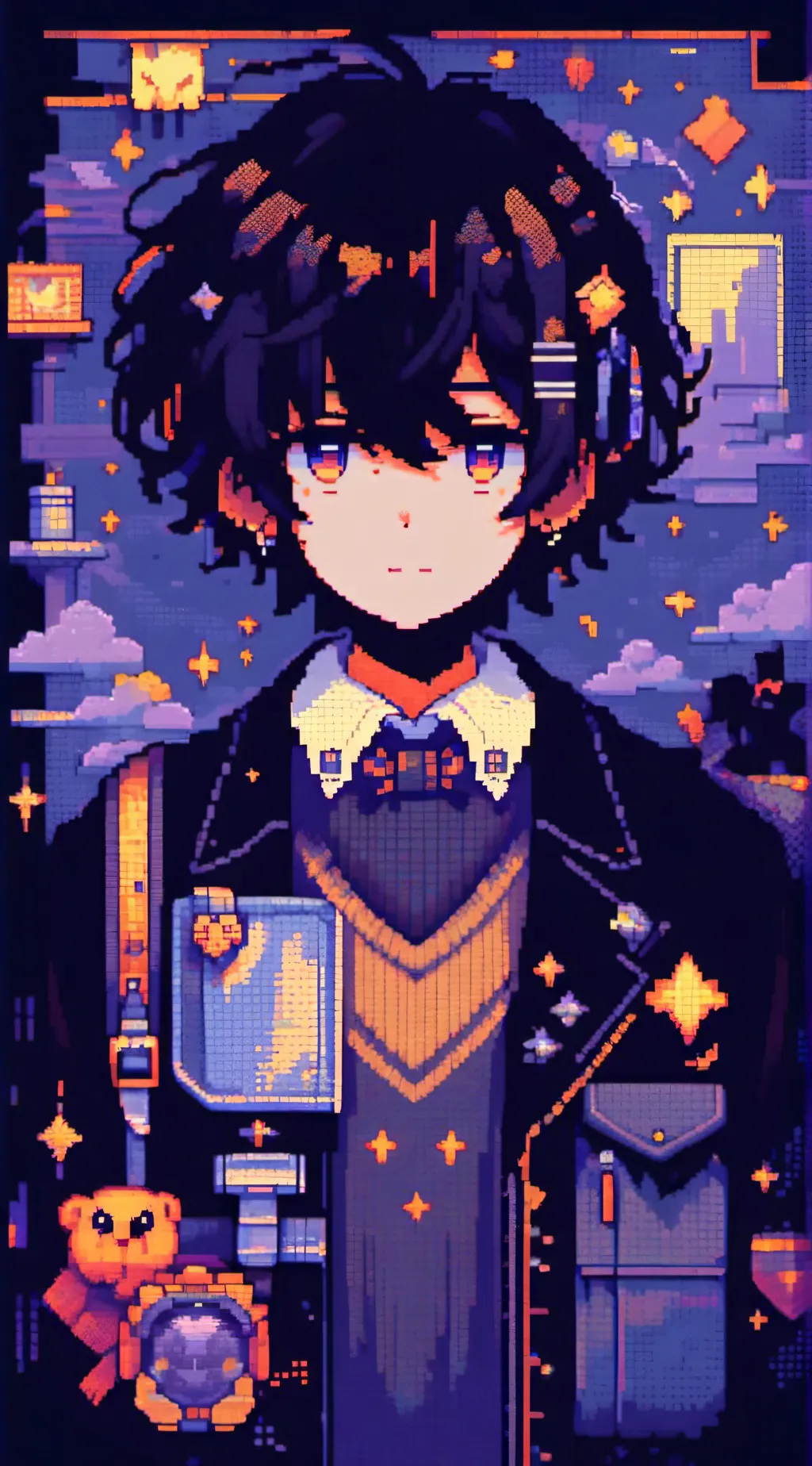 ai character: MHA AU SCHOOL background