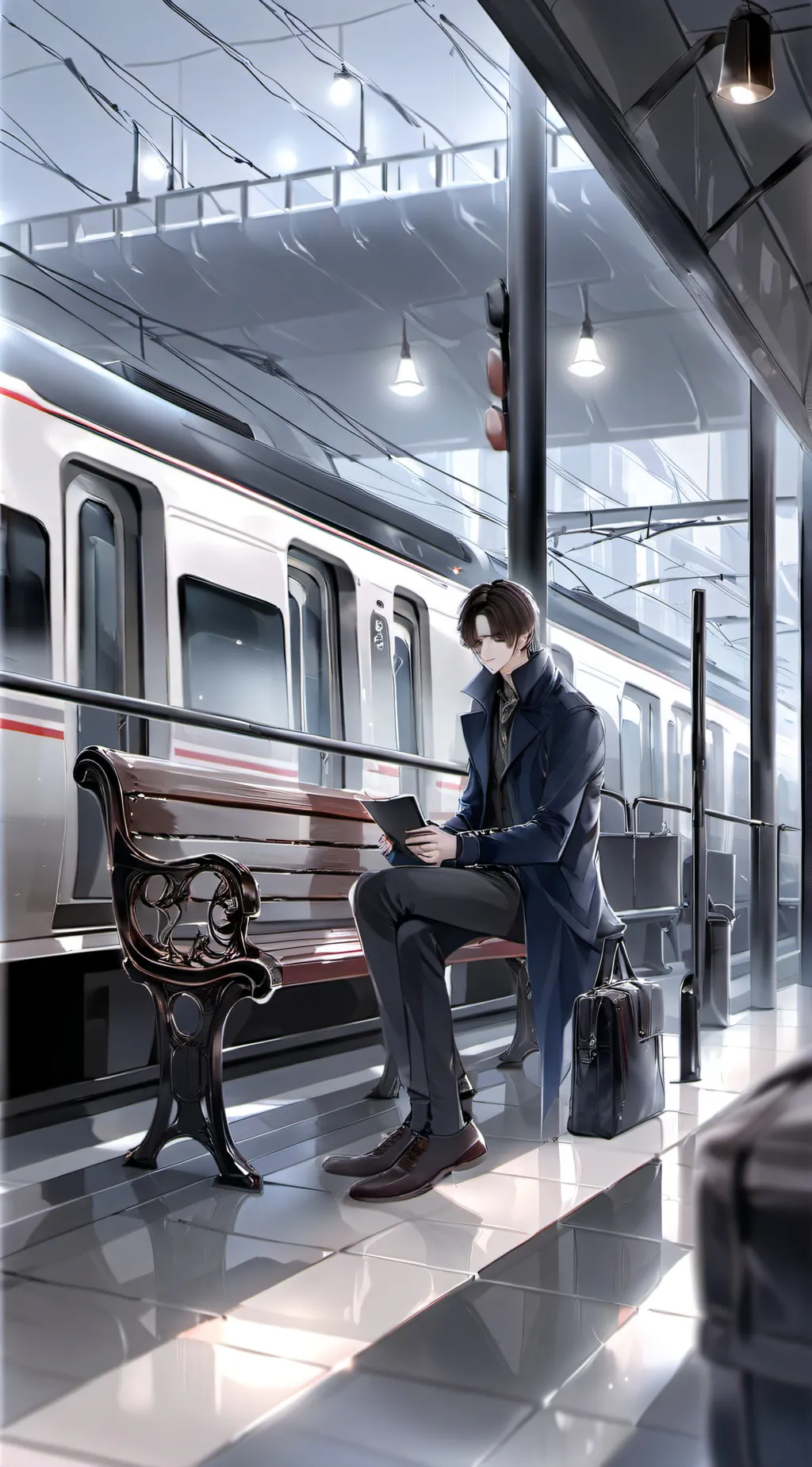 ai character: Leo background