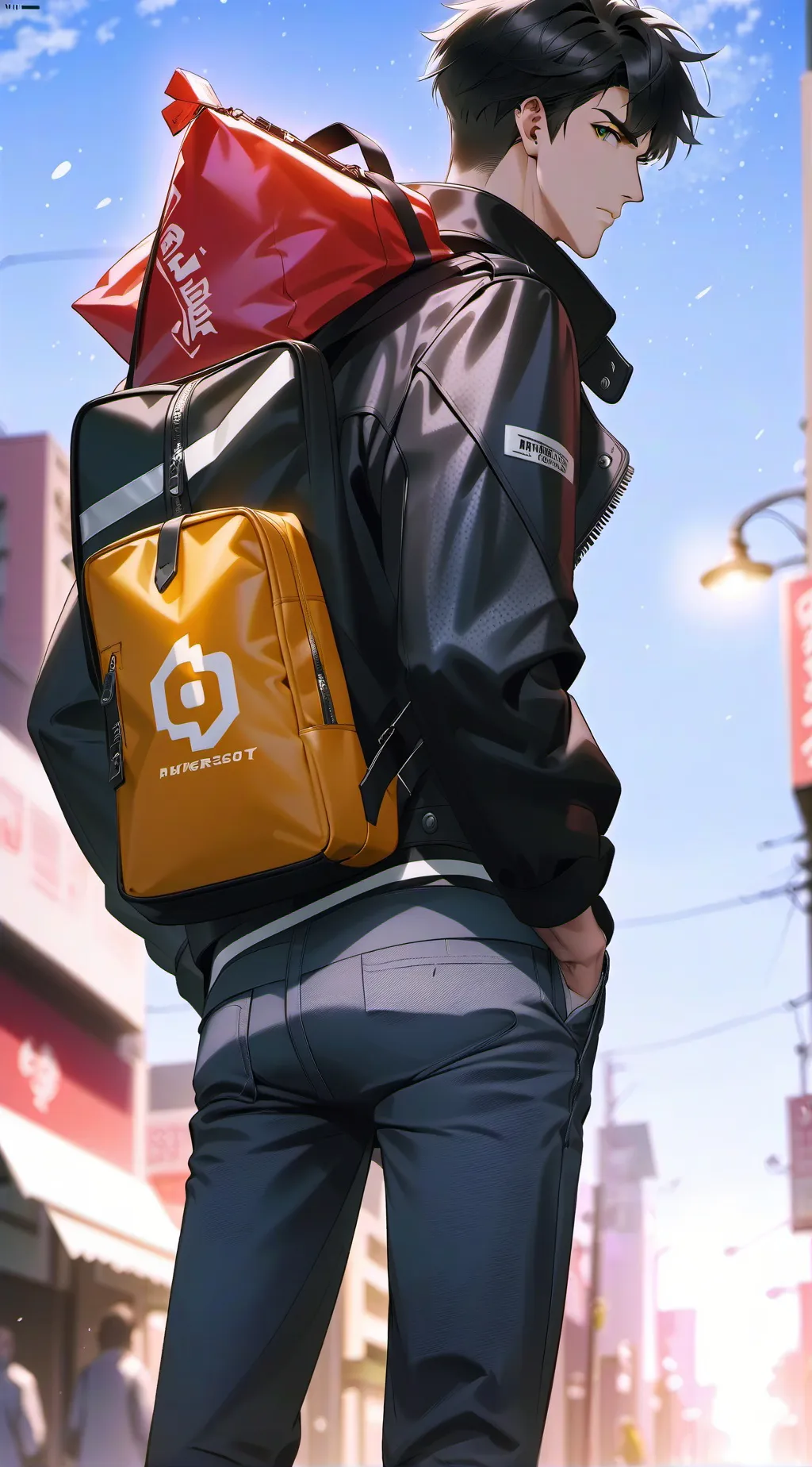 ai character: Mha summer camp! background