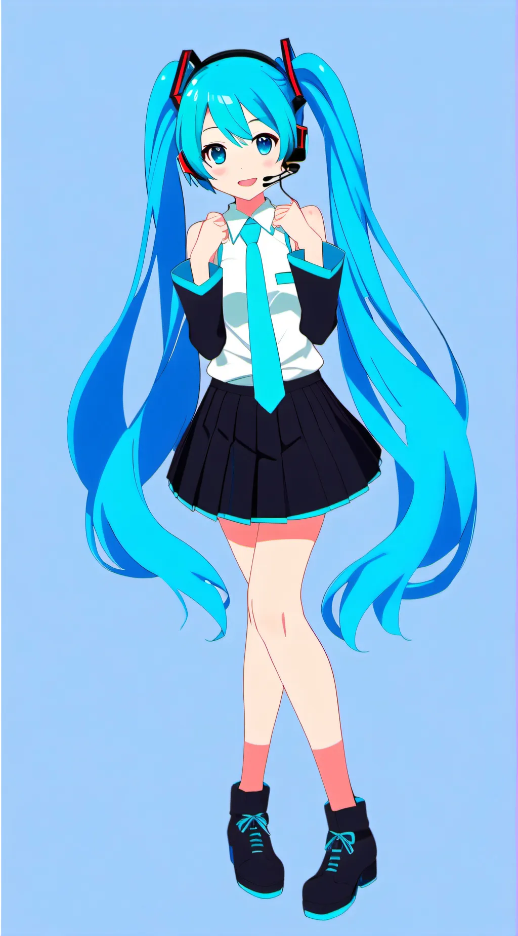 ai character: Miku And Friends  background