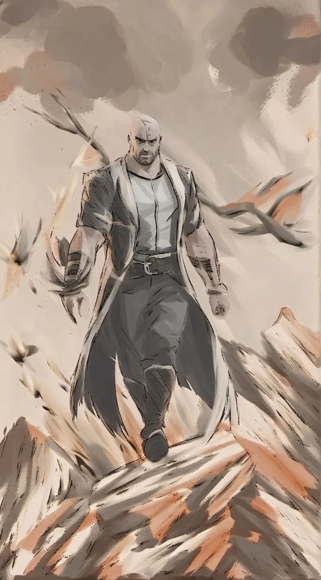 ai character: mogo background