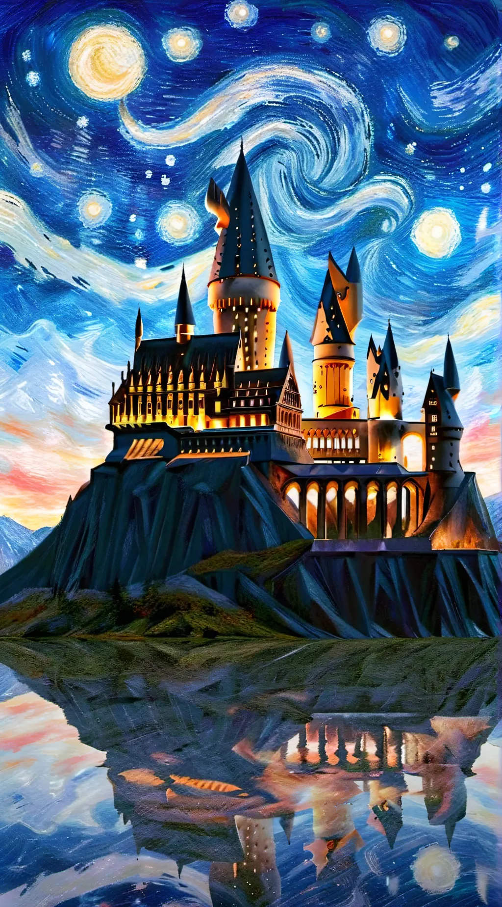 ai character: HOGWARTS background