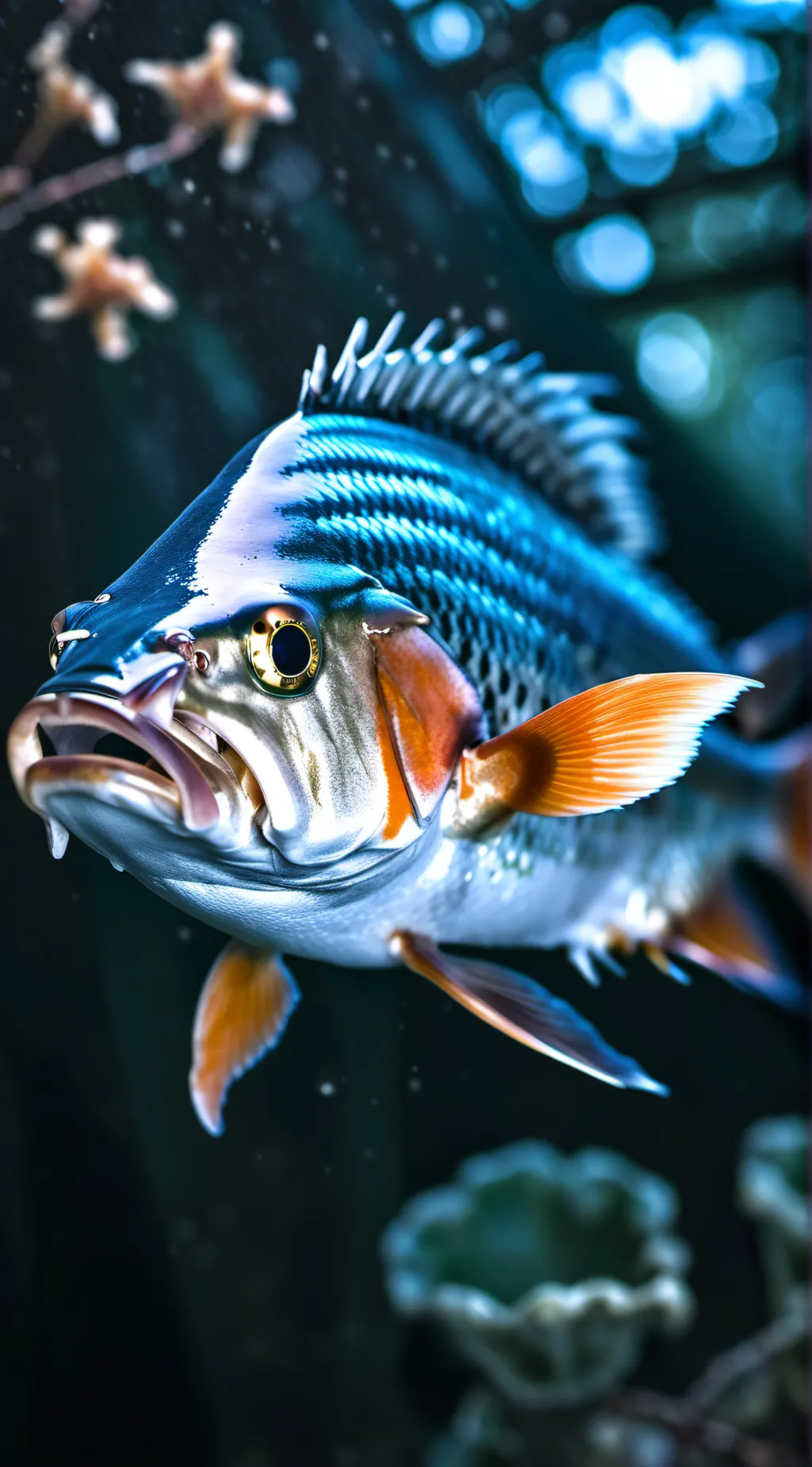 ai character: ocean guide background