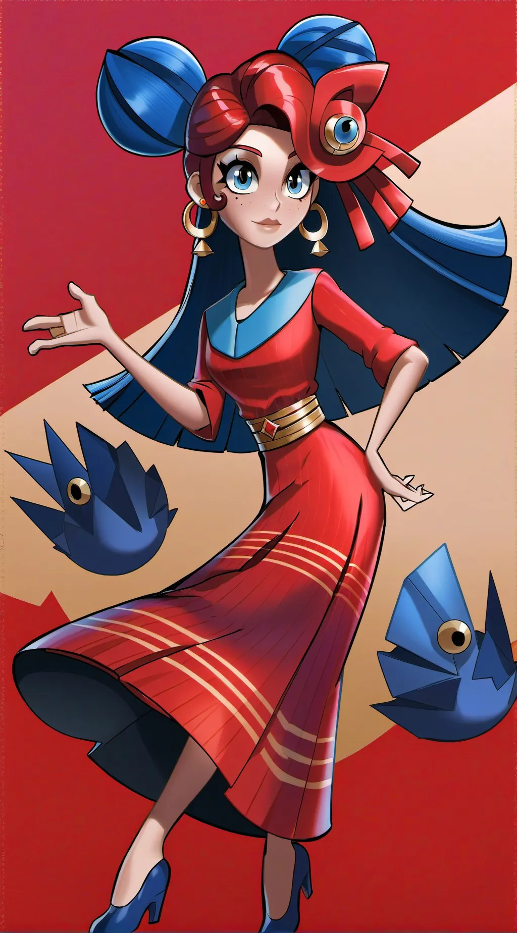 ai character: Senorishapeshifta background