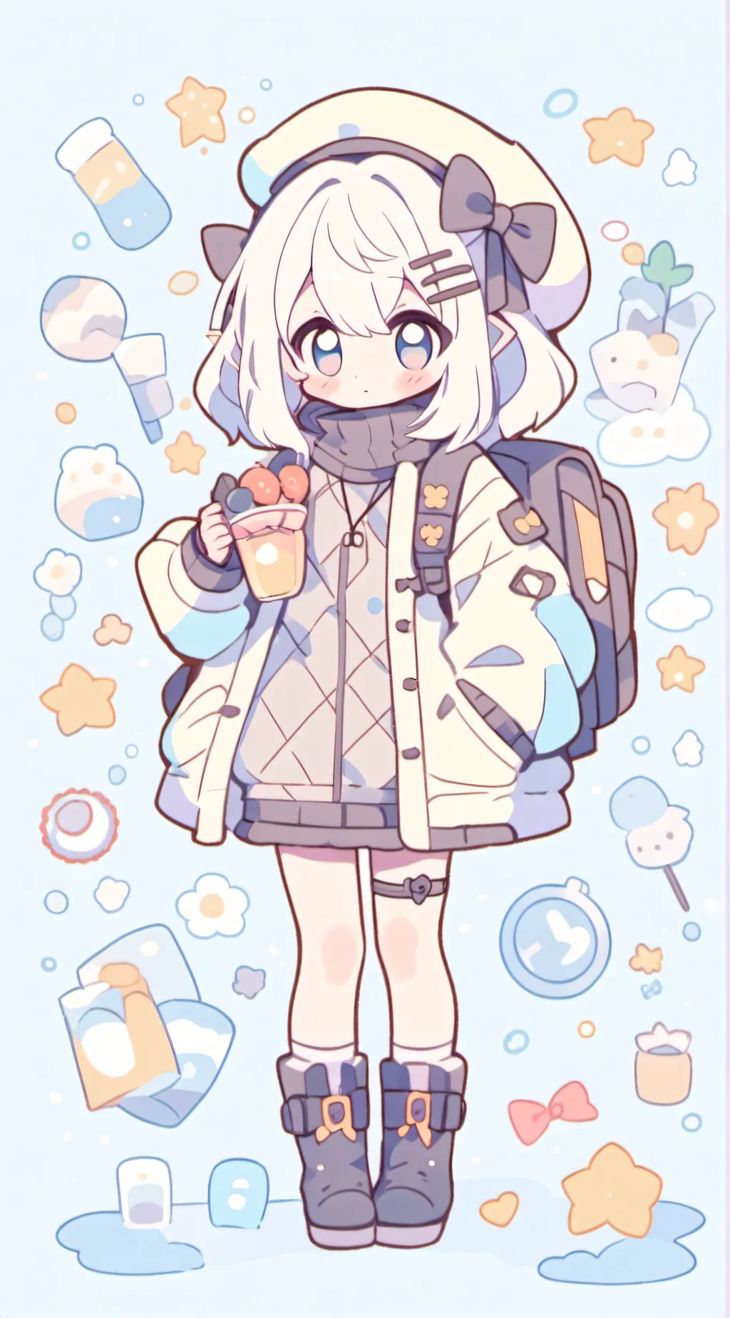 ai character: Frost background