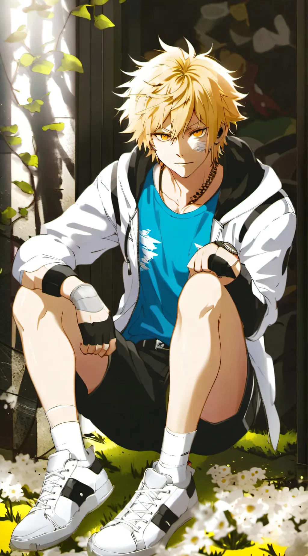 ai character: bakugo sick 🤢🤢 🤒🤧🤮 background