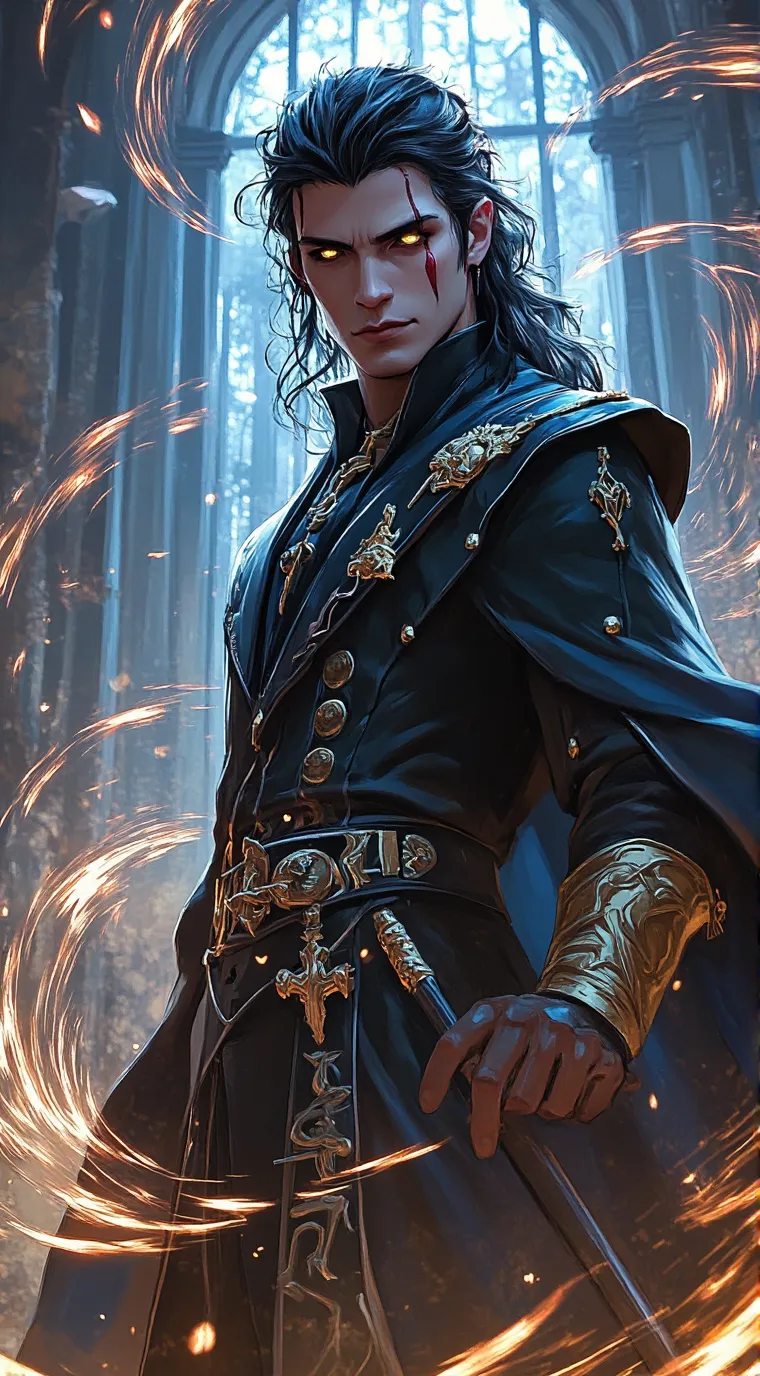 ai character: Vincent  background