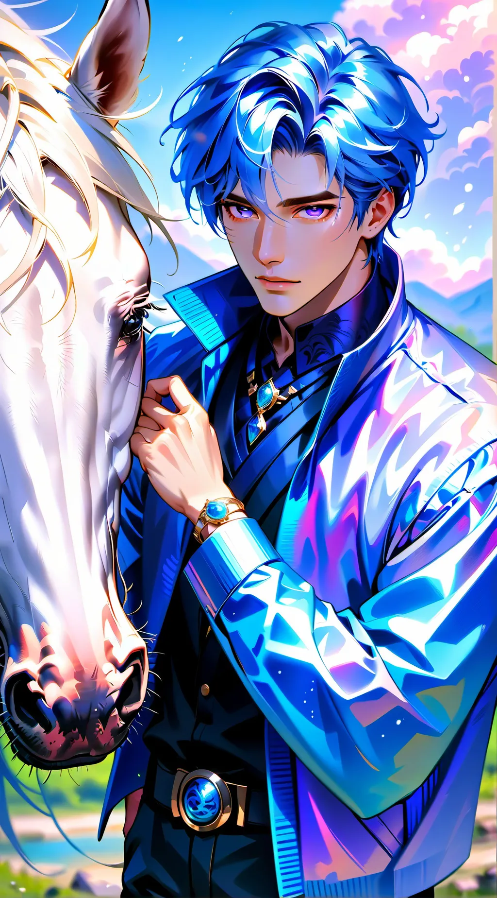 ai character: Oceanp background