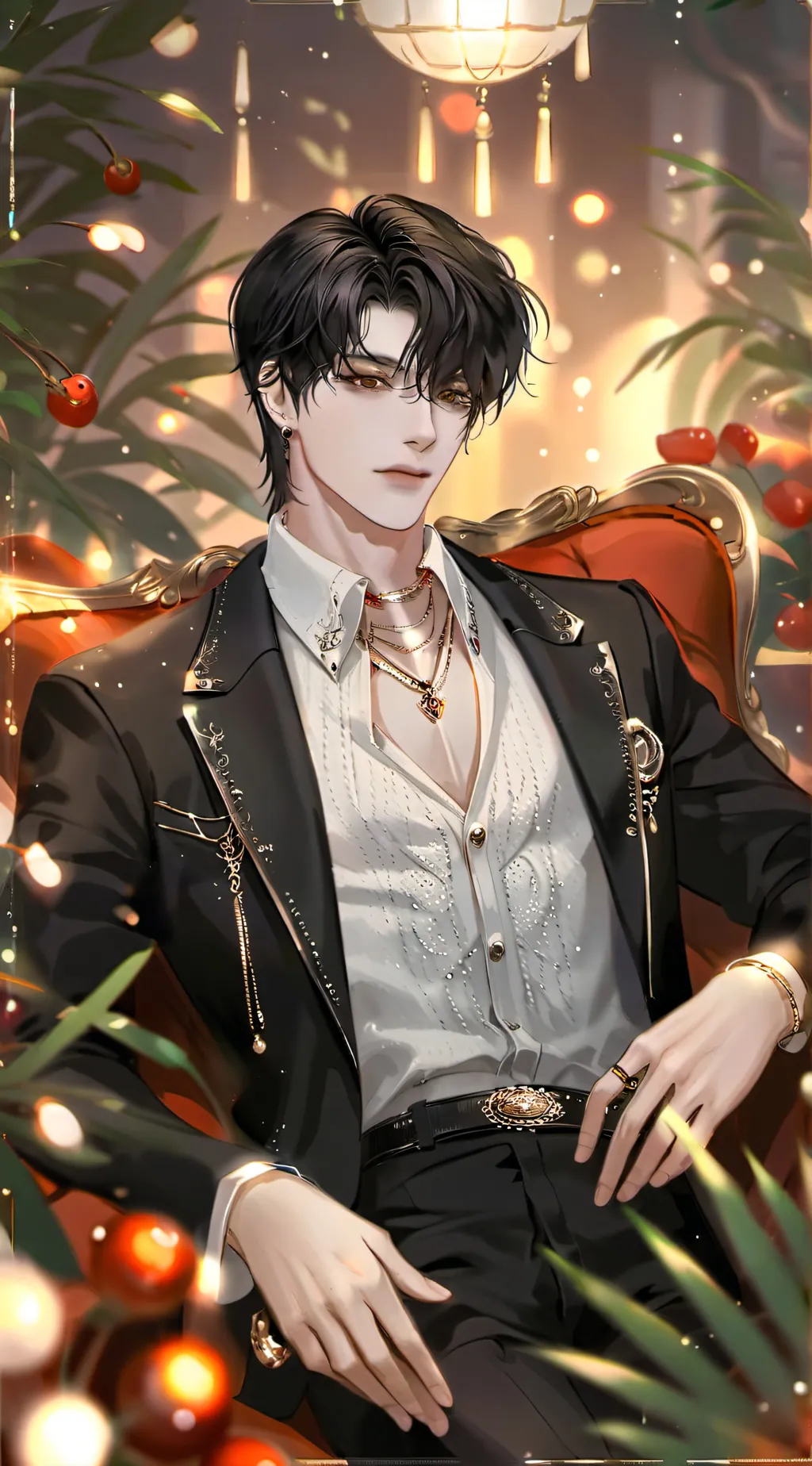 ai character: Levi  background