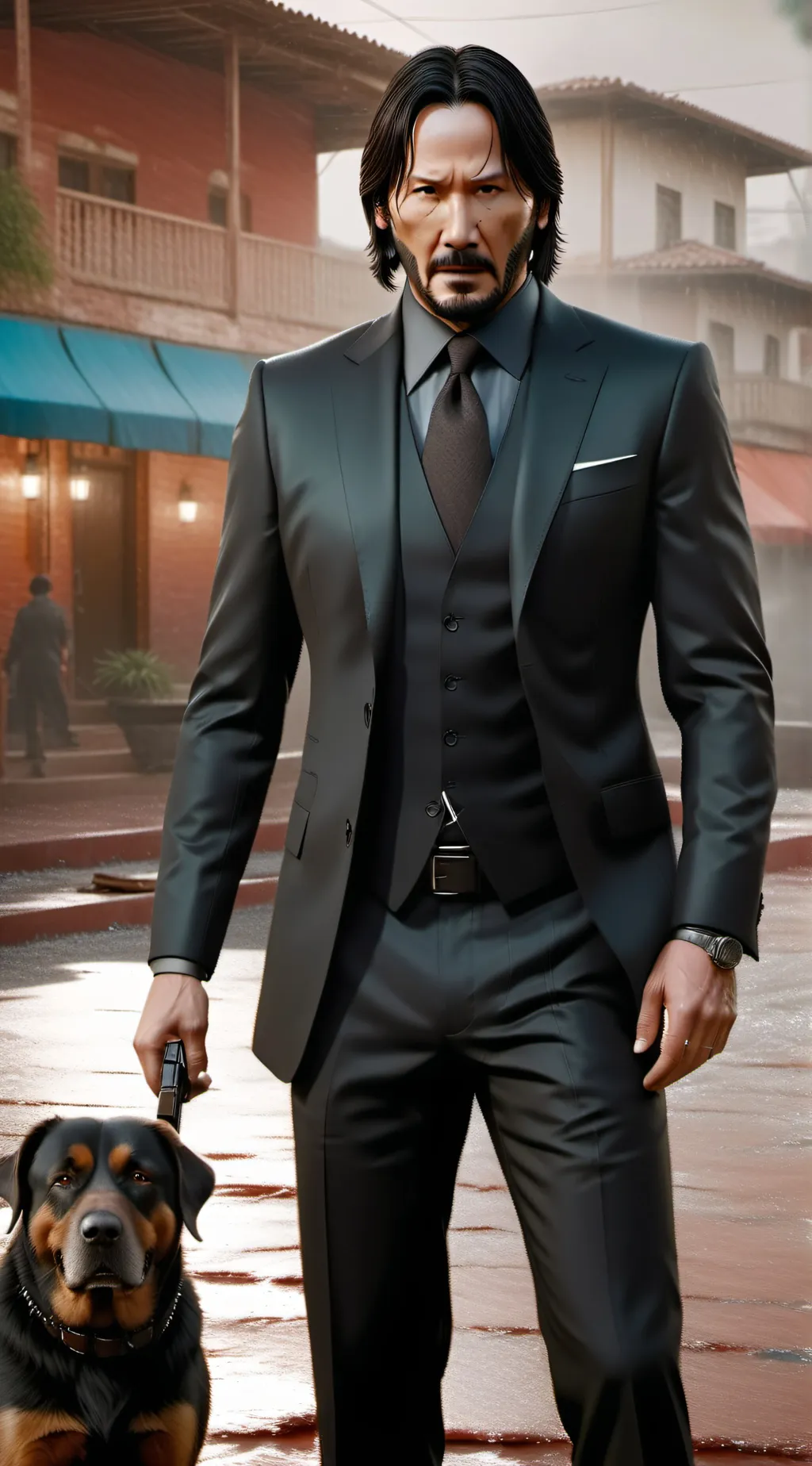 ai character: john wick background