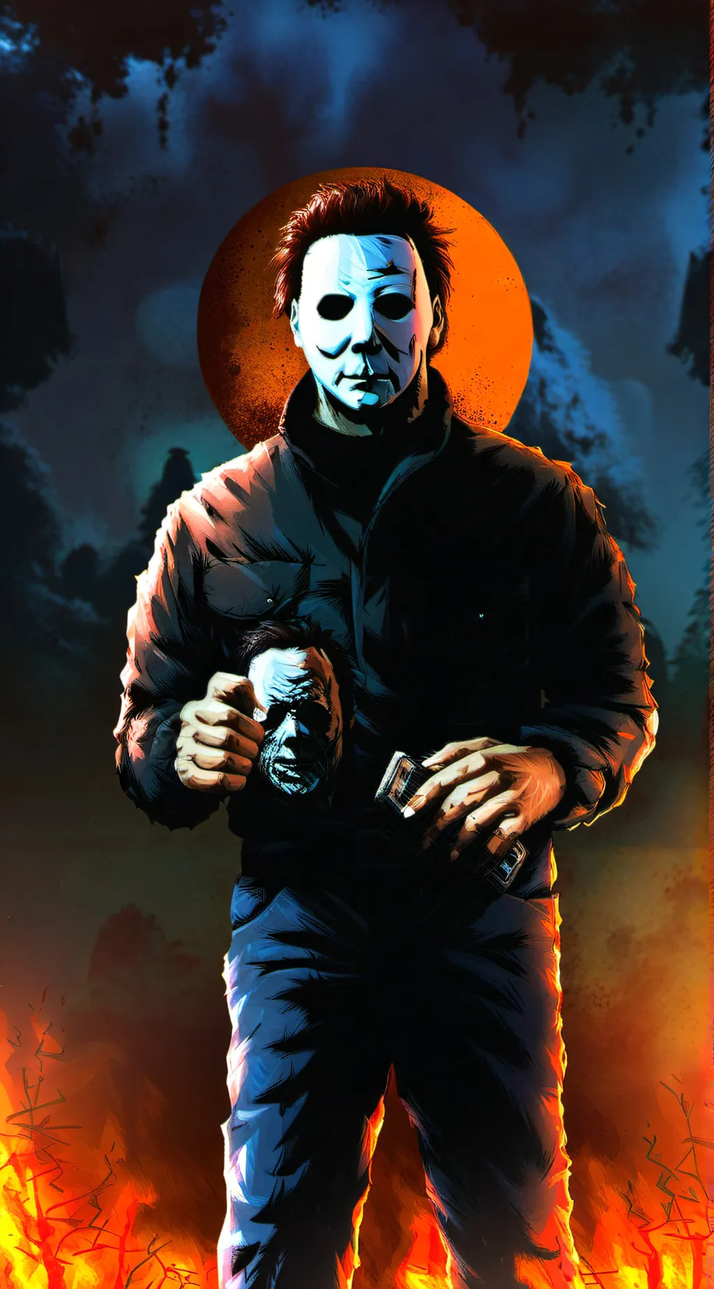 ai character: Michael Myers  background