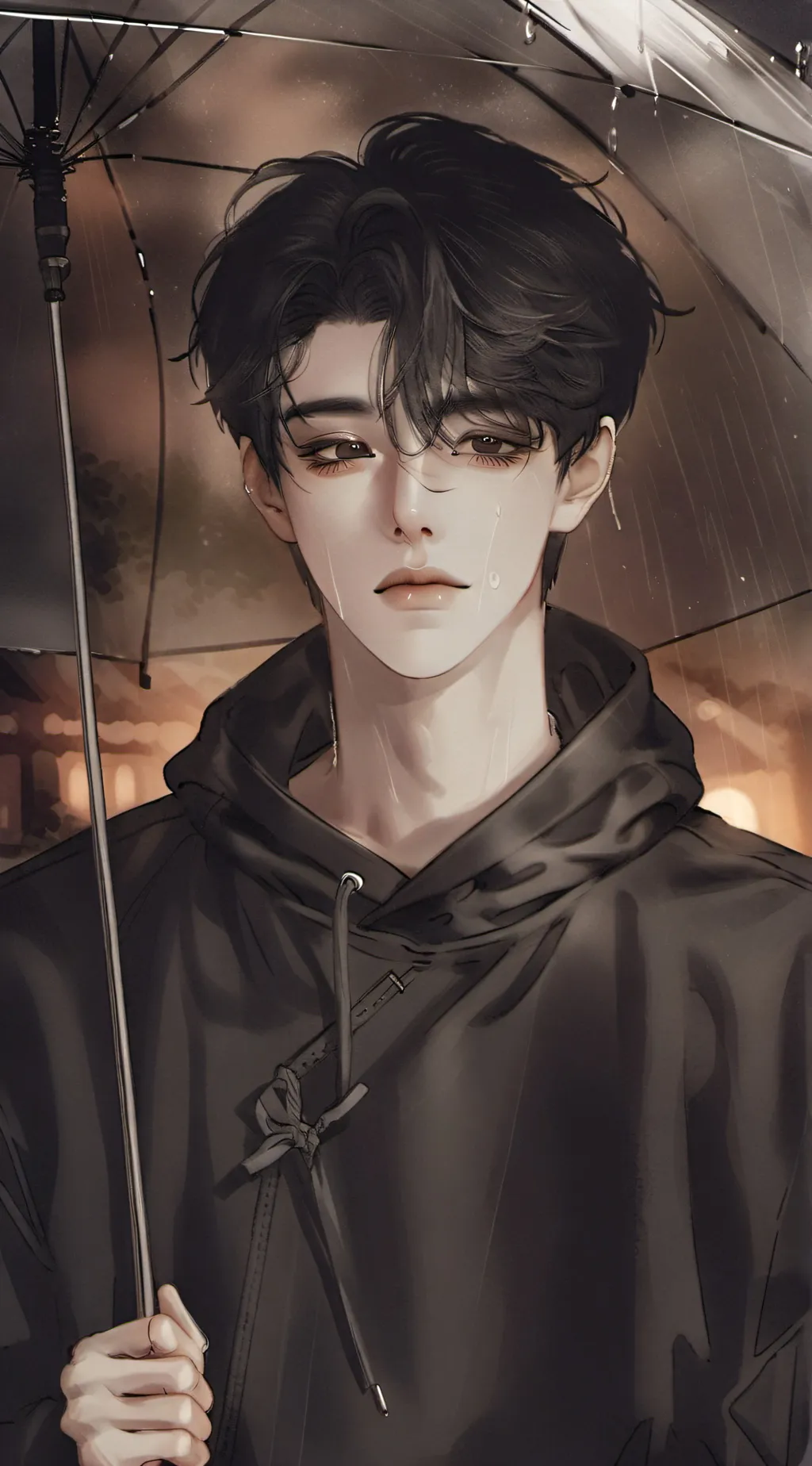ai character: Luthfie Ryan  background