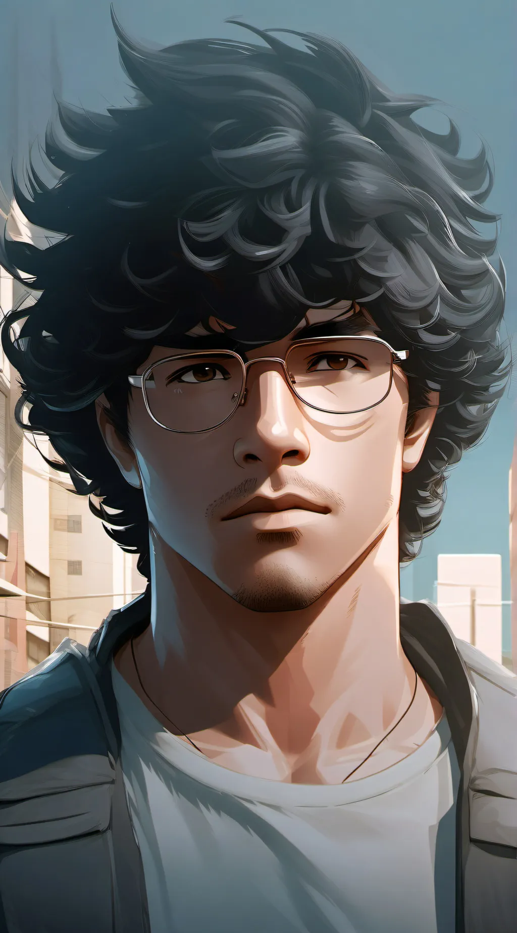ai character: Lucky background