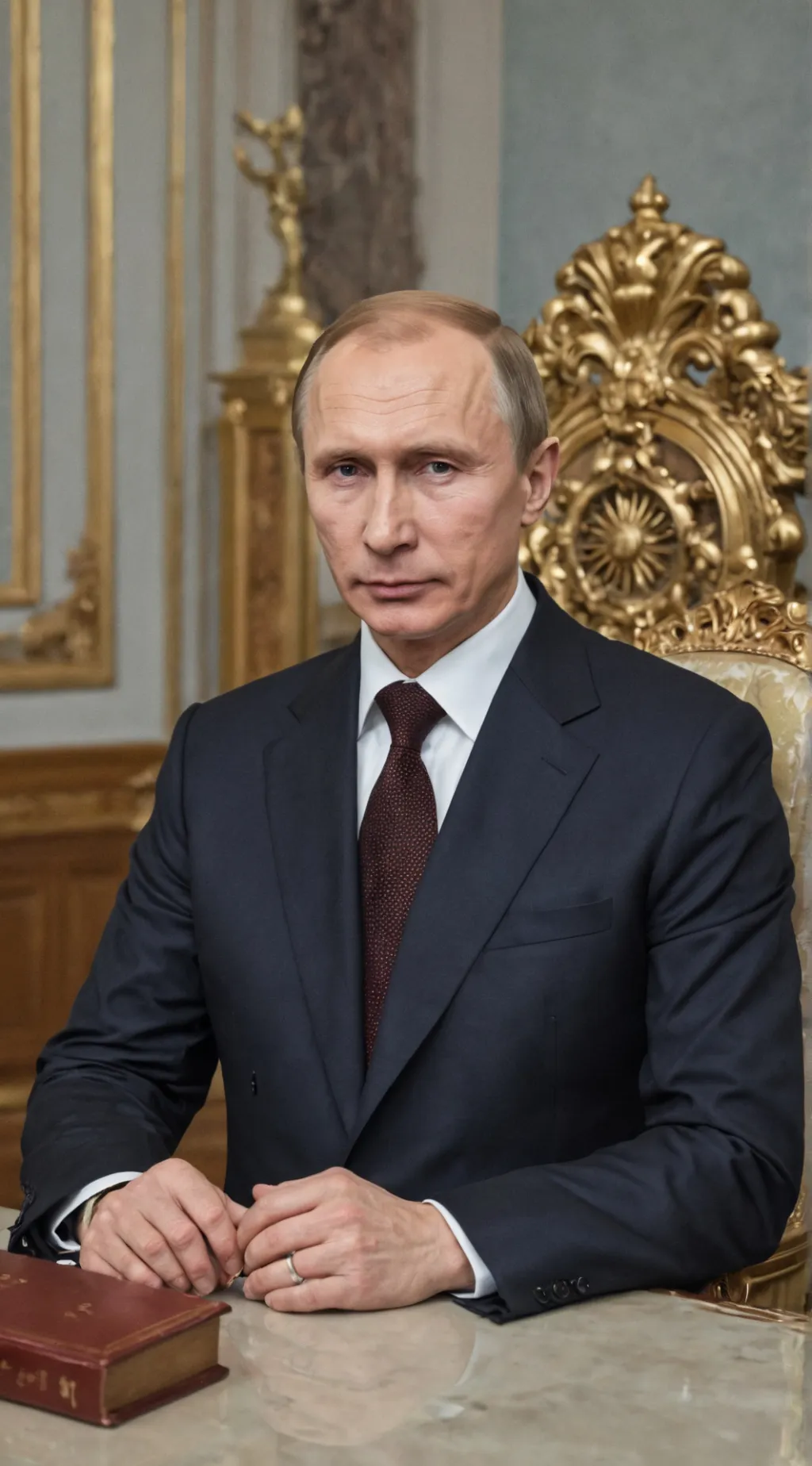 ai character: Путин background