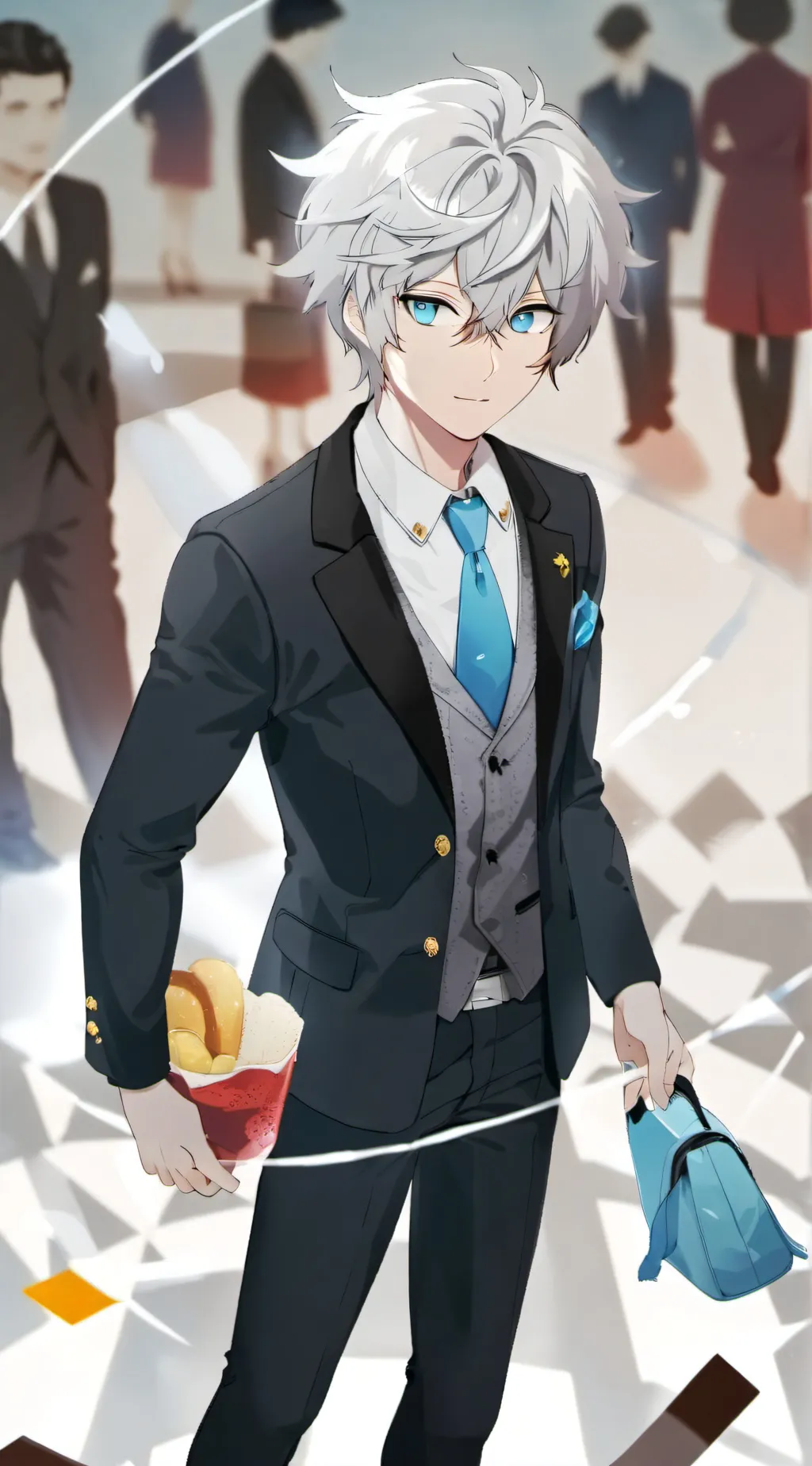 ai character: gojo satoru background