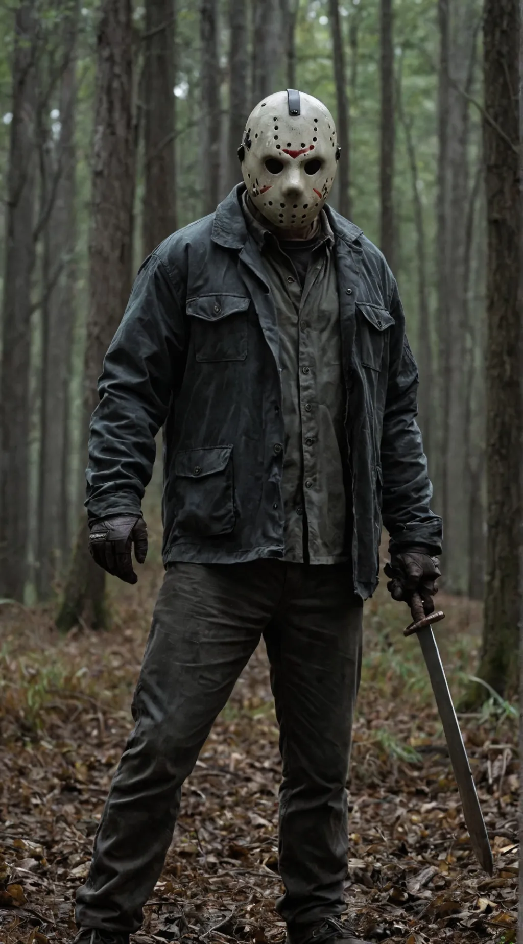 ai character: jason Voorhees  background