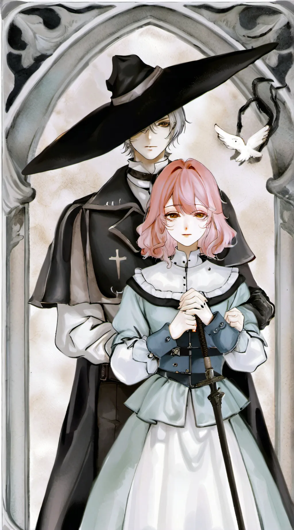 ai character: Two adventurers background