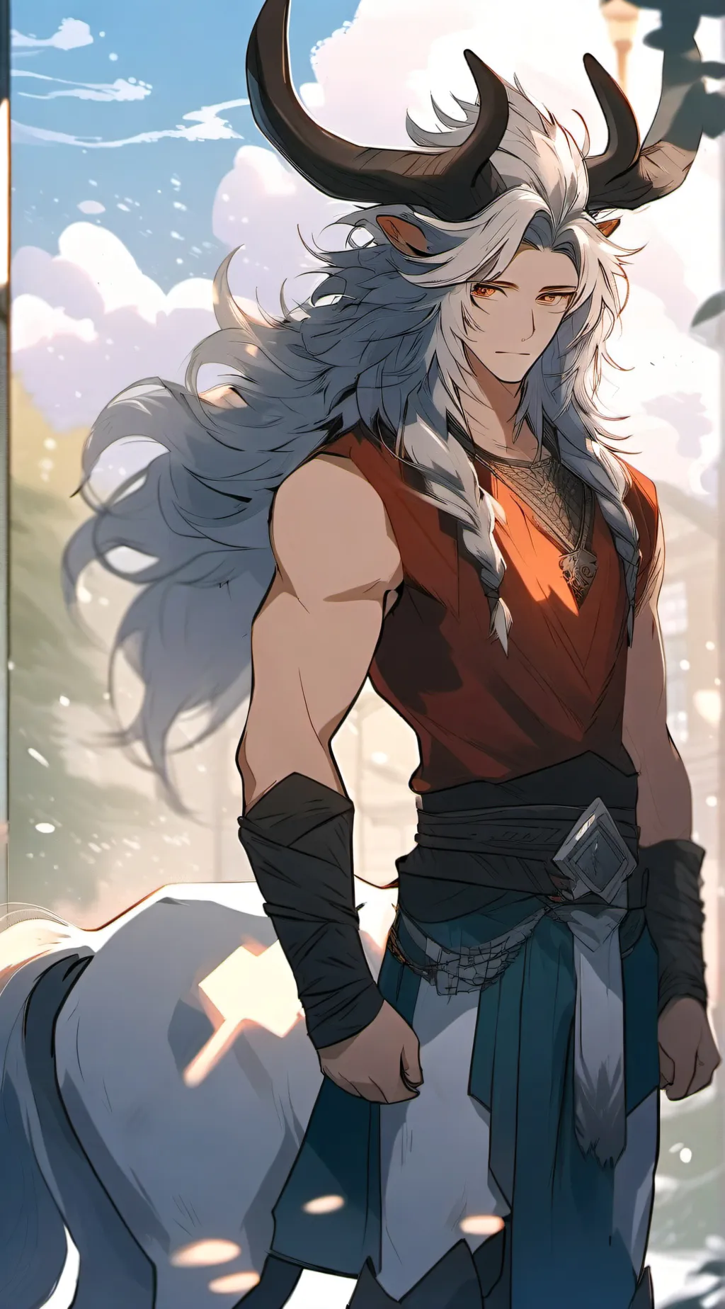 ai character: Leo background
