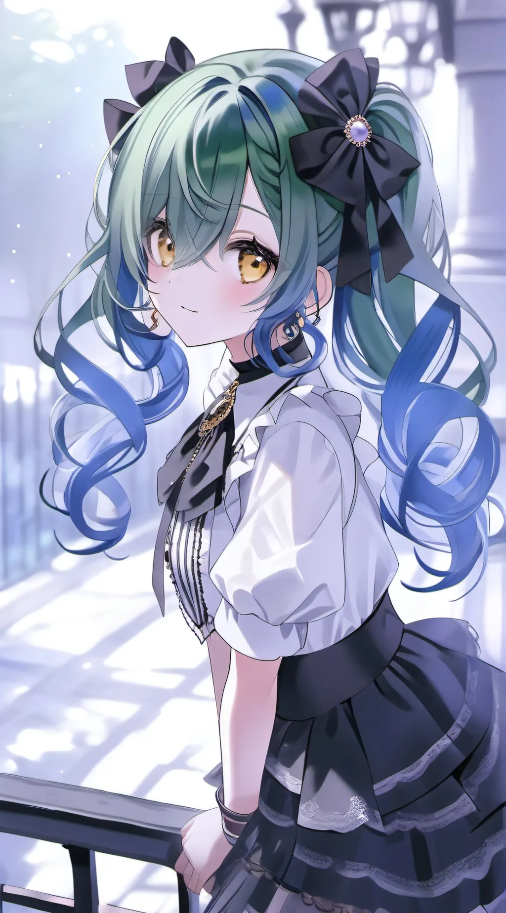 ai character: Lucky background