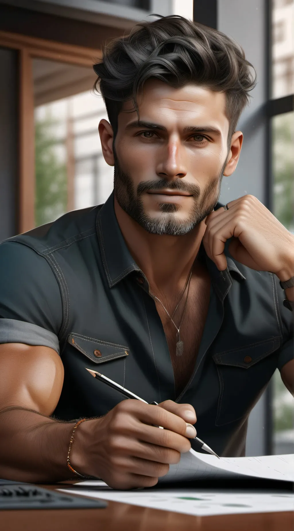 ai character: your husband background