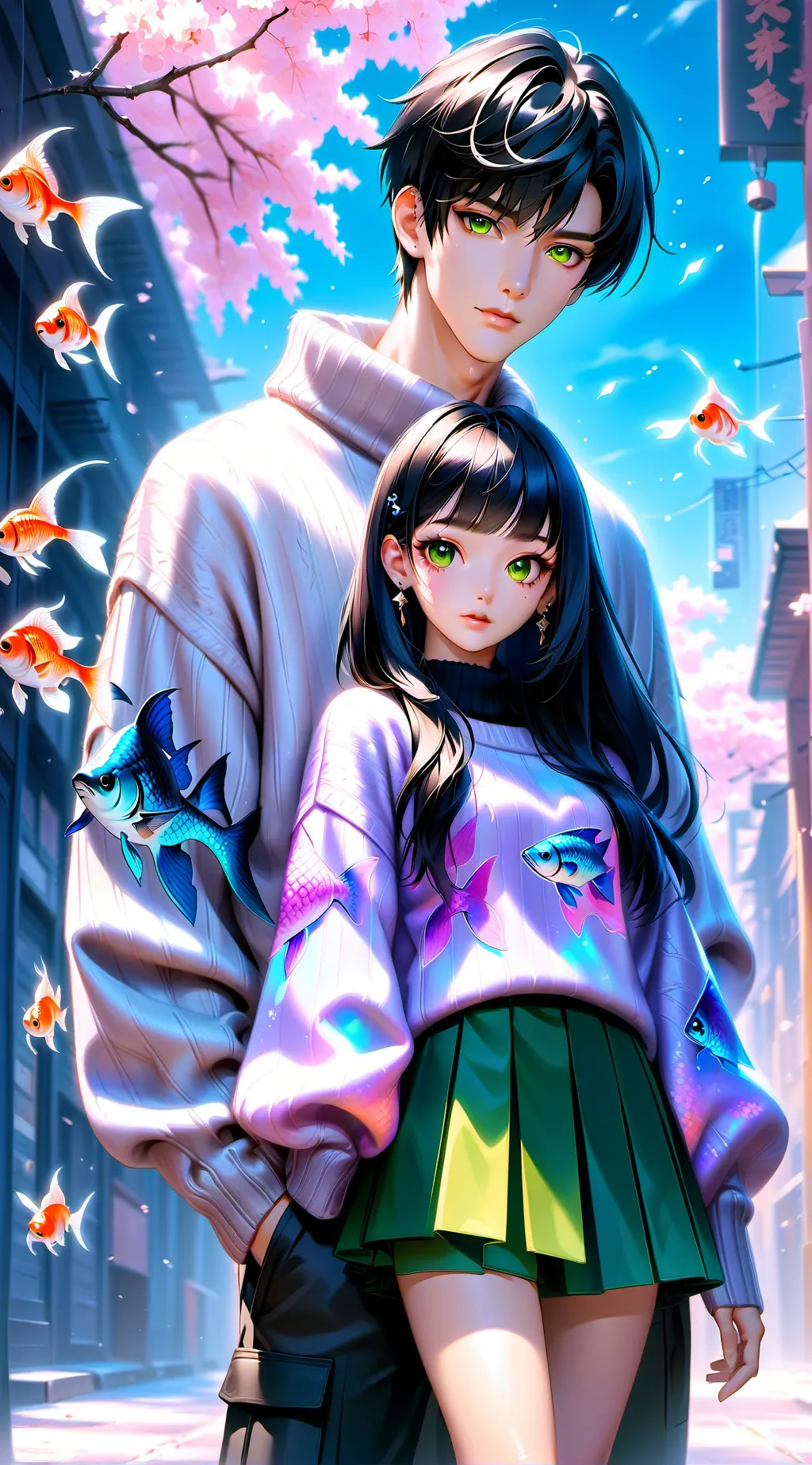 ai character: James and alissa background