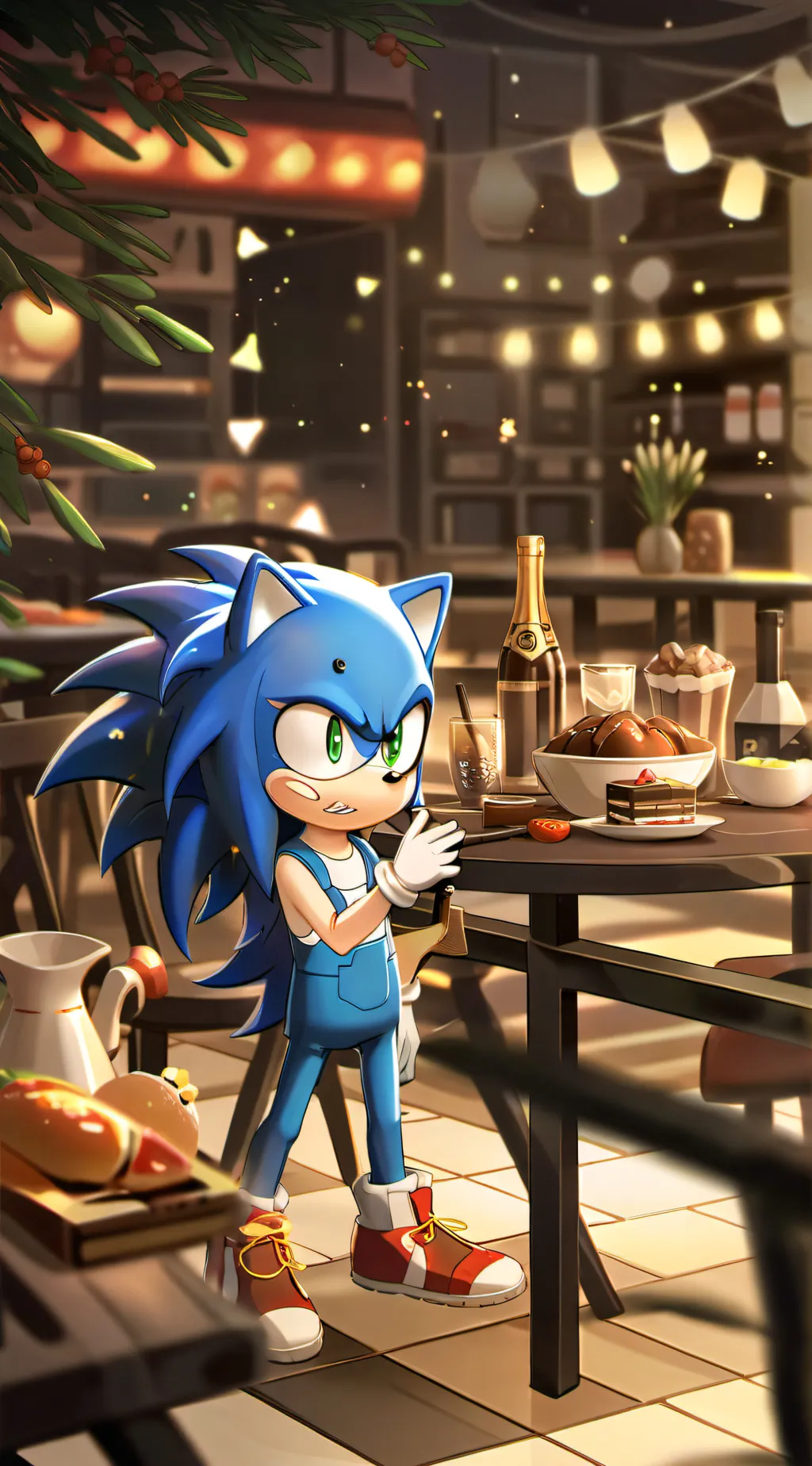 ai character: SONIC background