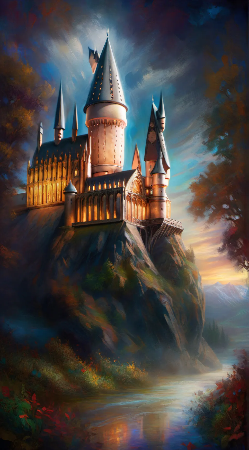 ai character: ♦Hogwarts♦ background