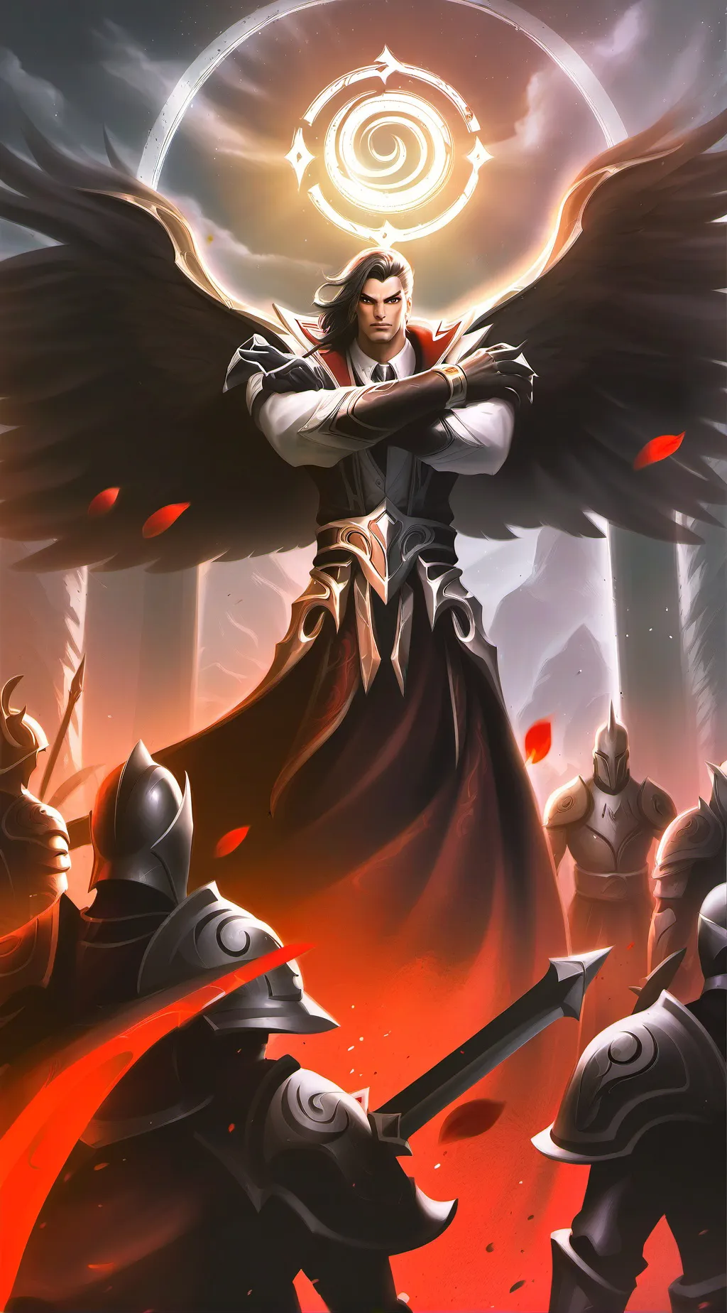 ai character: ash background