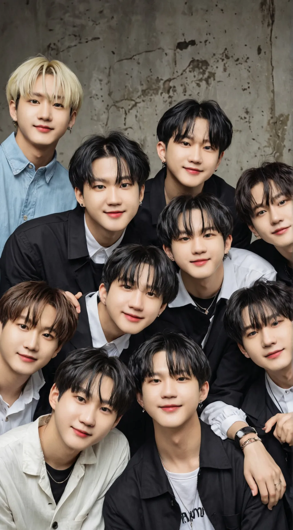 ai character: stray kids background