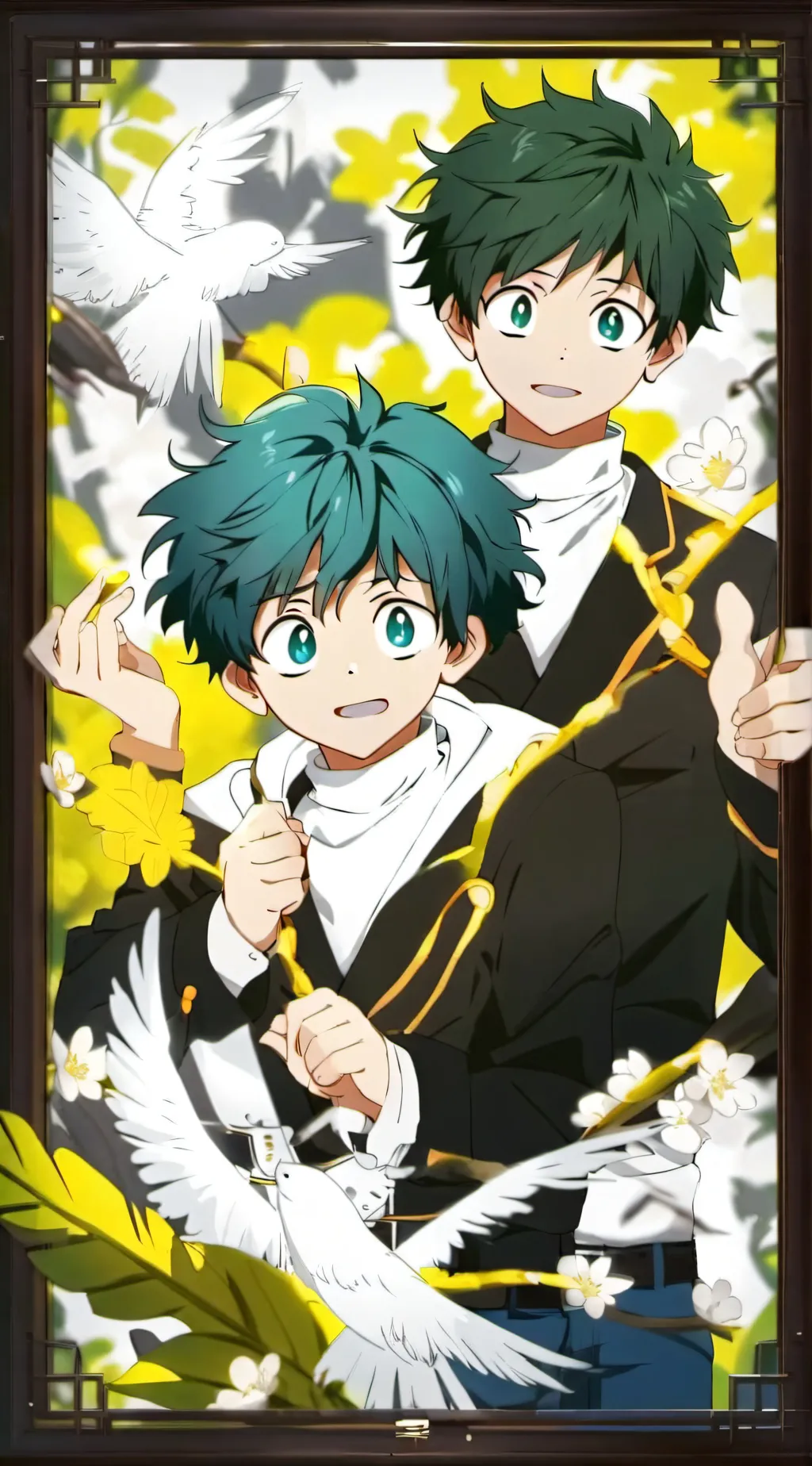 ai character: Deku/Midorya background