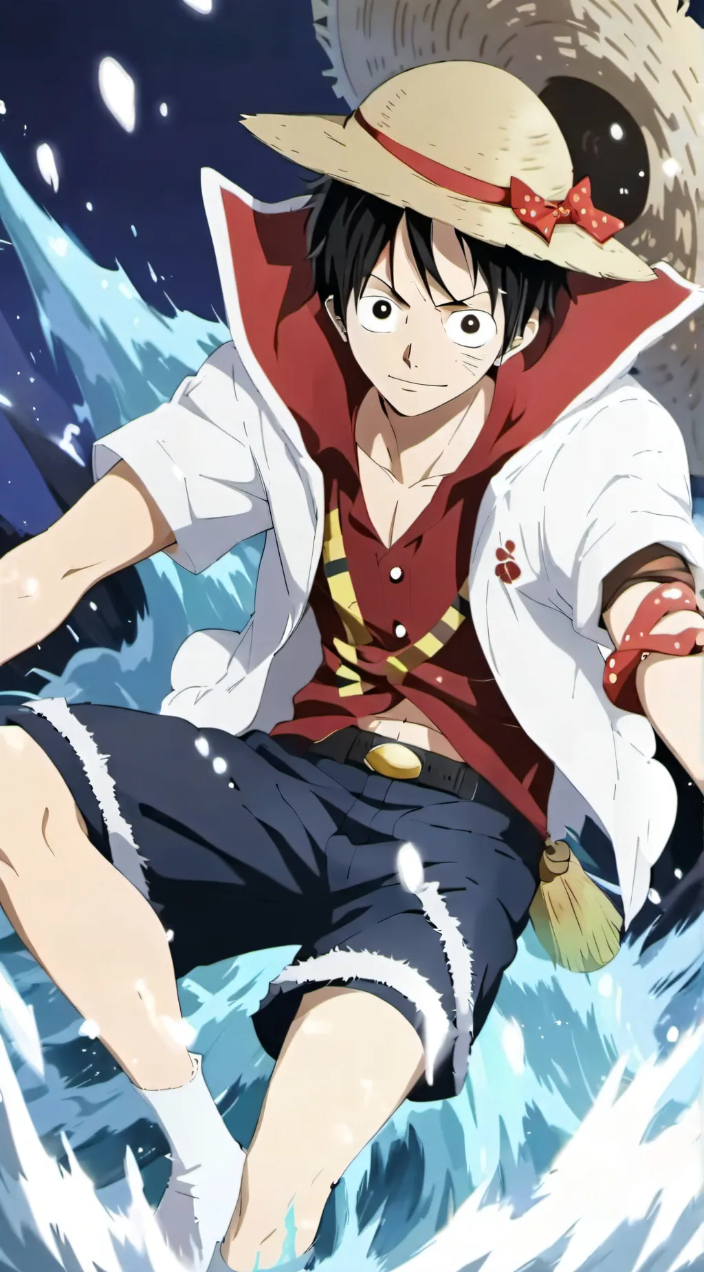 ai character: monkey d luffy background