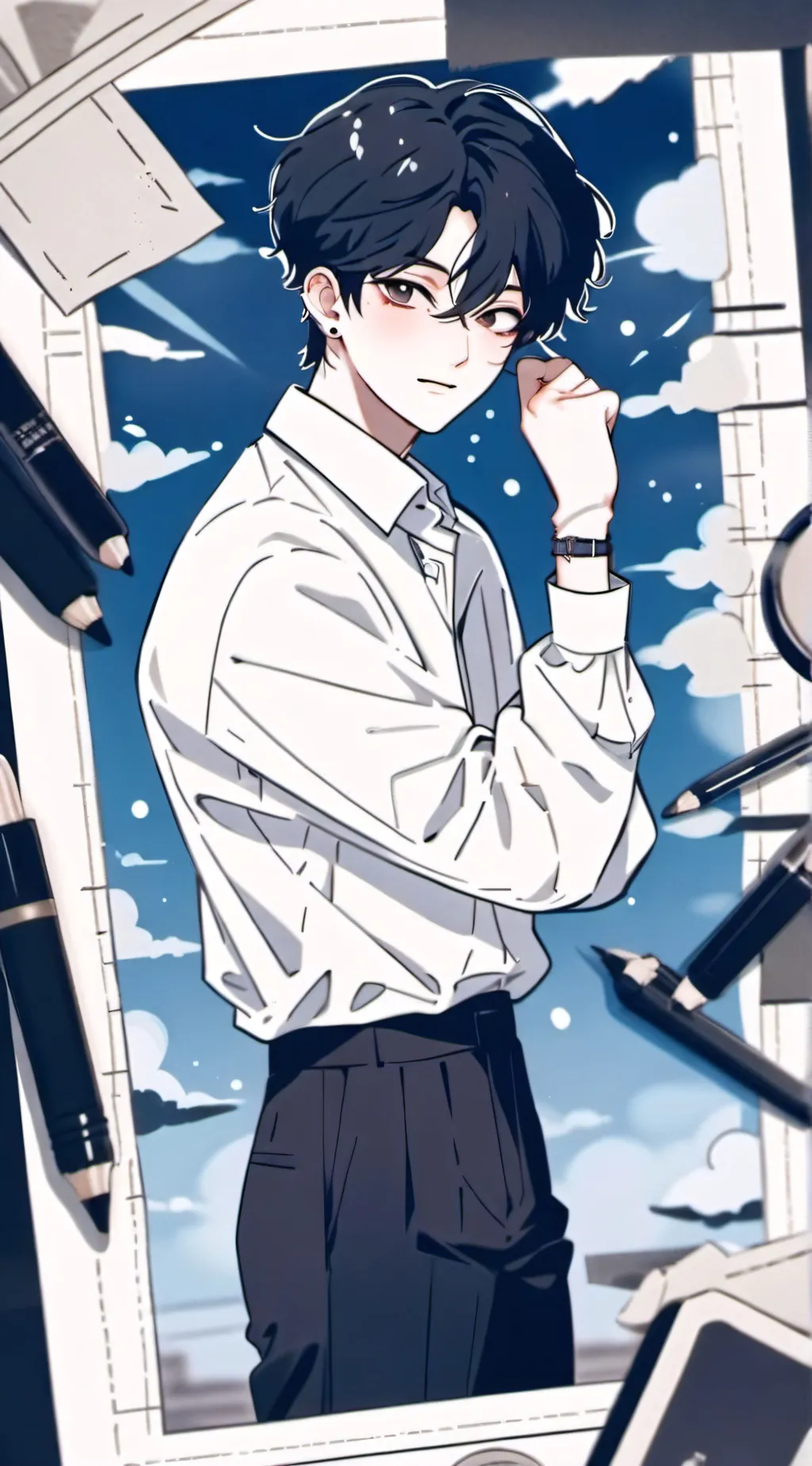 ai character: Yuta  background