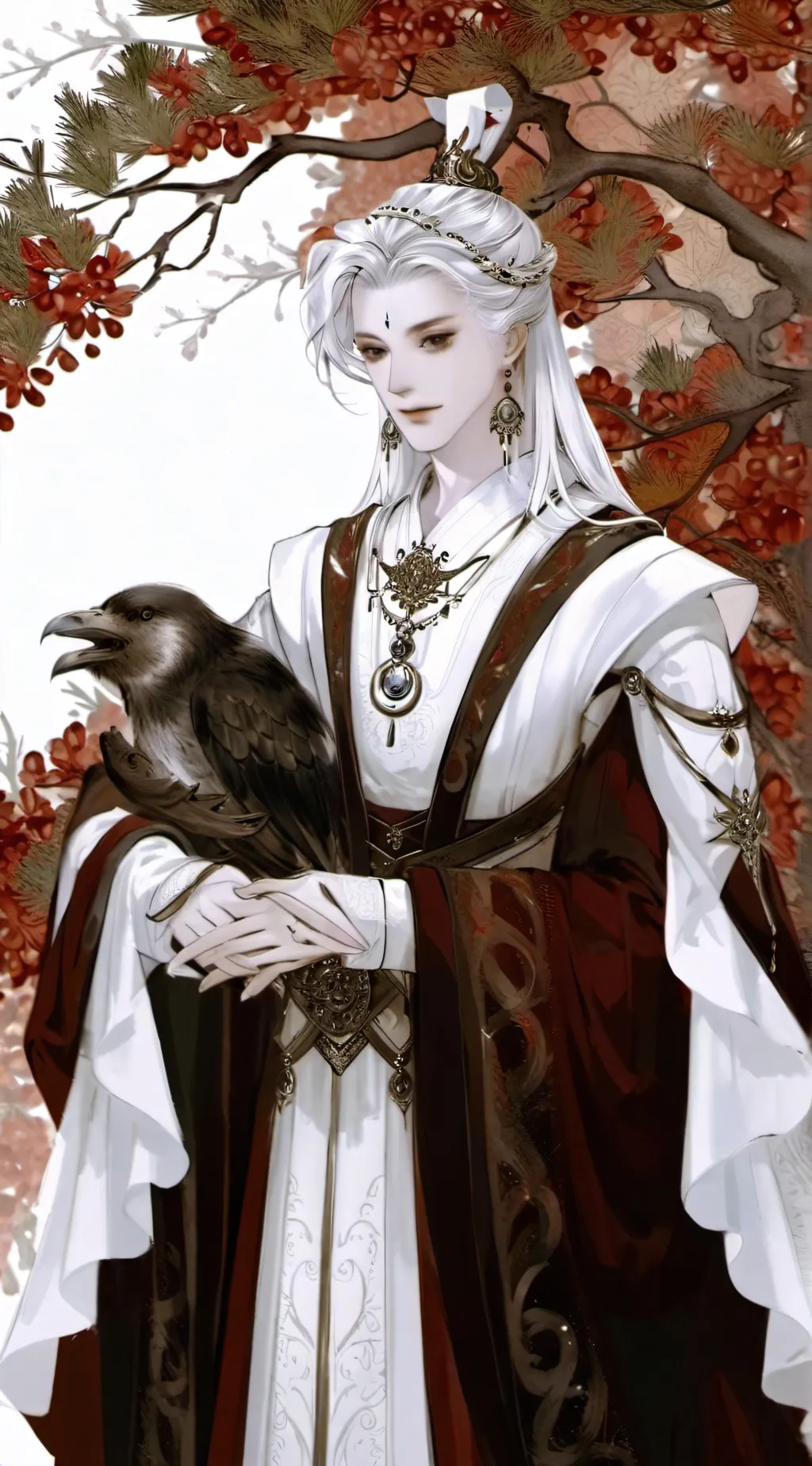 ai character: 👰me👰 background